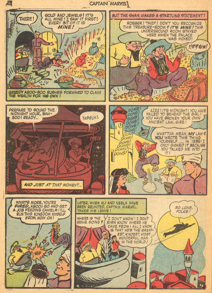 Read online Captain Marvel Adventures comic -  Issue #27 - 46