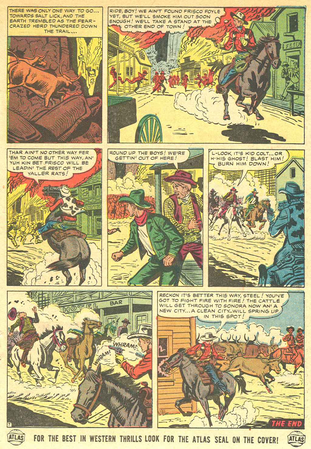 Read online Kid Colt Outlaw comic -  Issue #25 - 9