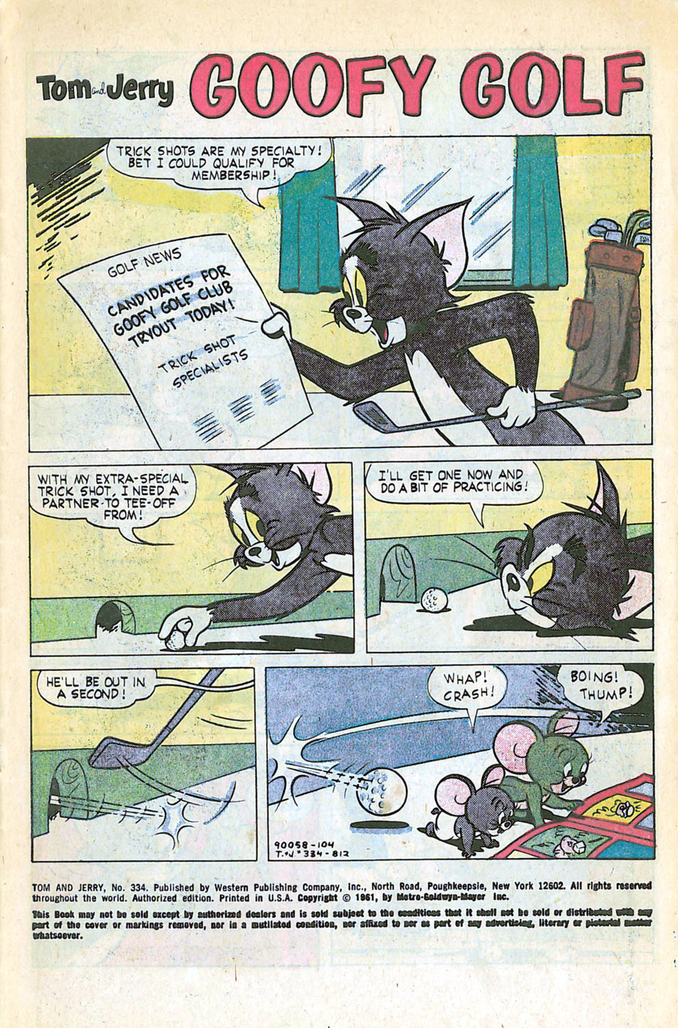 Read online Tom and Jerry comic -  Issue #334 - 3