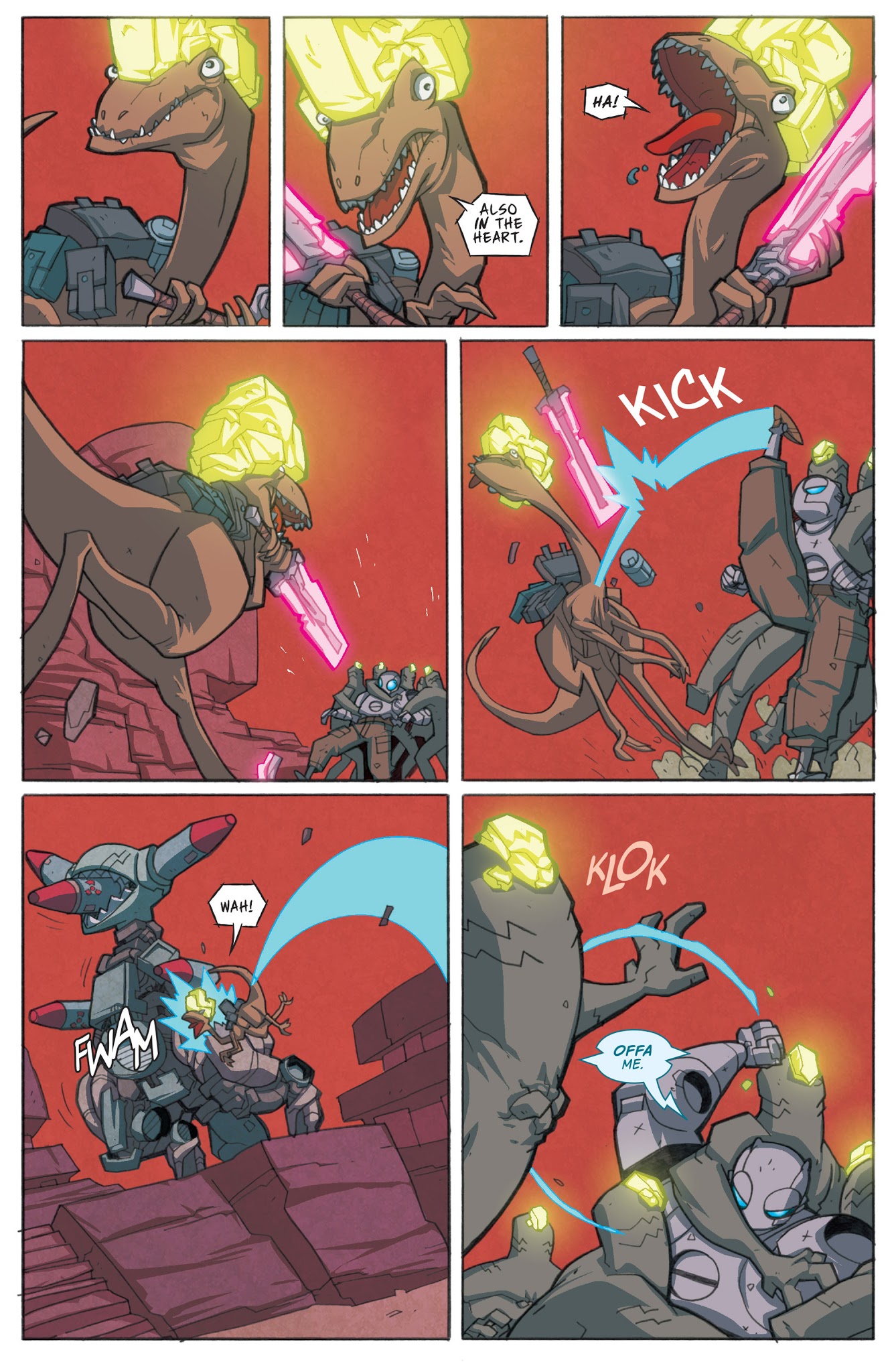 Read online Atomic Robo and the Savage Sword of Dr. Dinosaur comic -  Issue #4 - 22