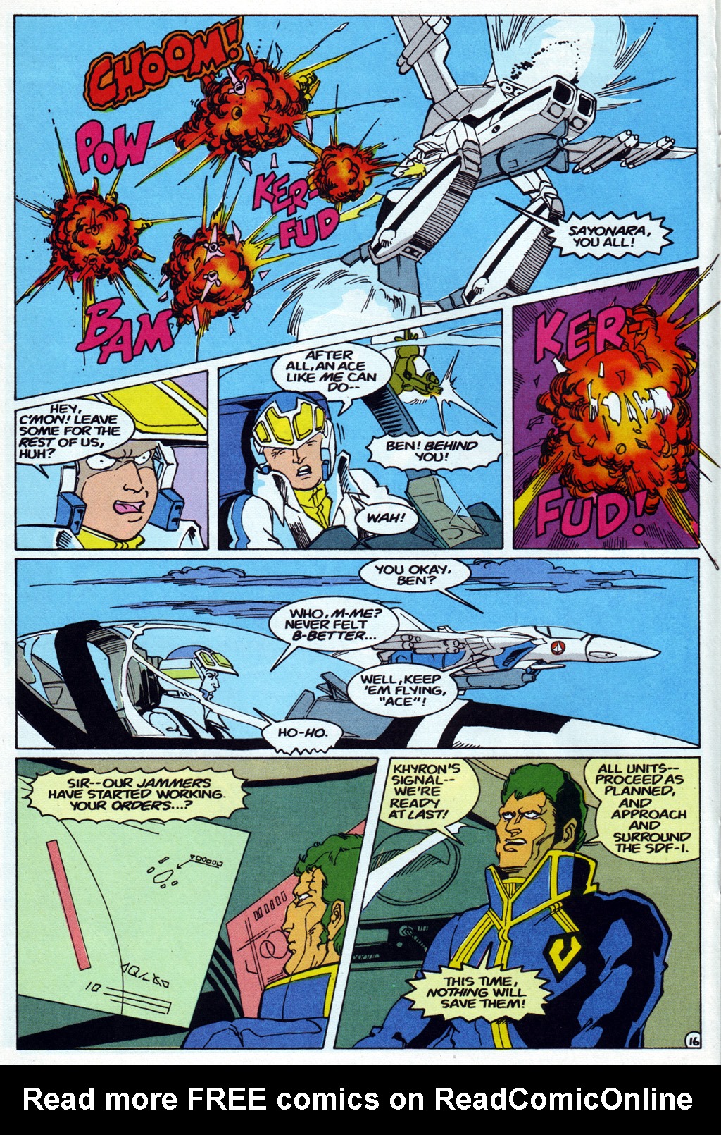 Read online Robotech The Macross Saga comic -  Issue #19 - 18