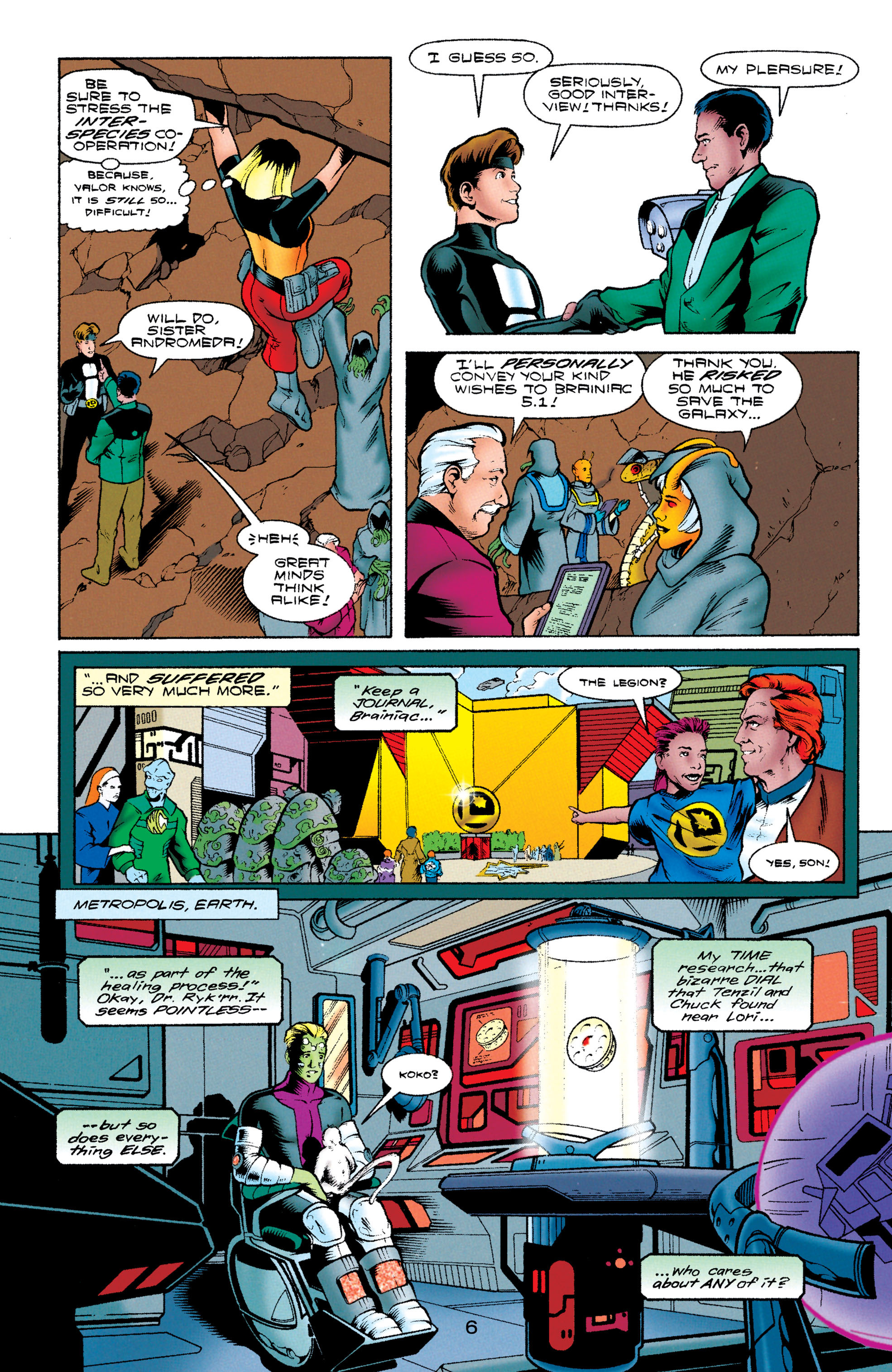 Read online Legionnaires comic -  Issue #65 - 7