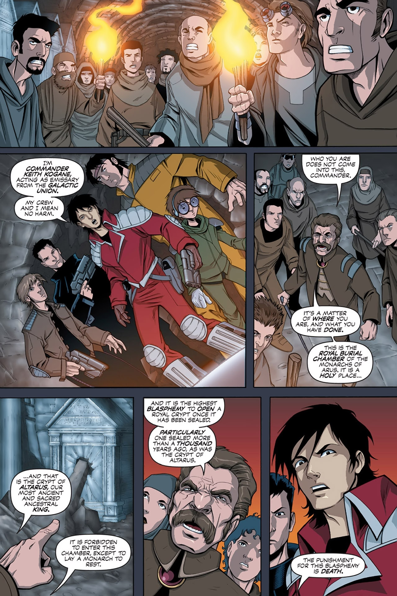 Read online Voltron: Defender of the Universe (Existed) comic -  Issue #1 - 21