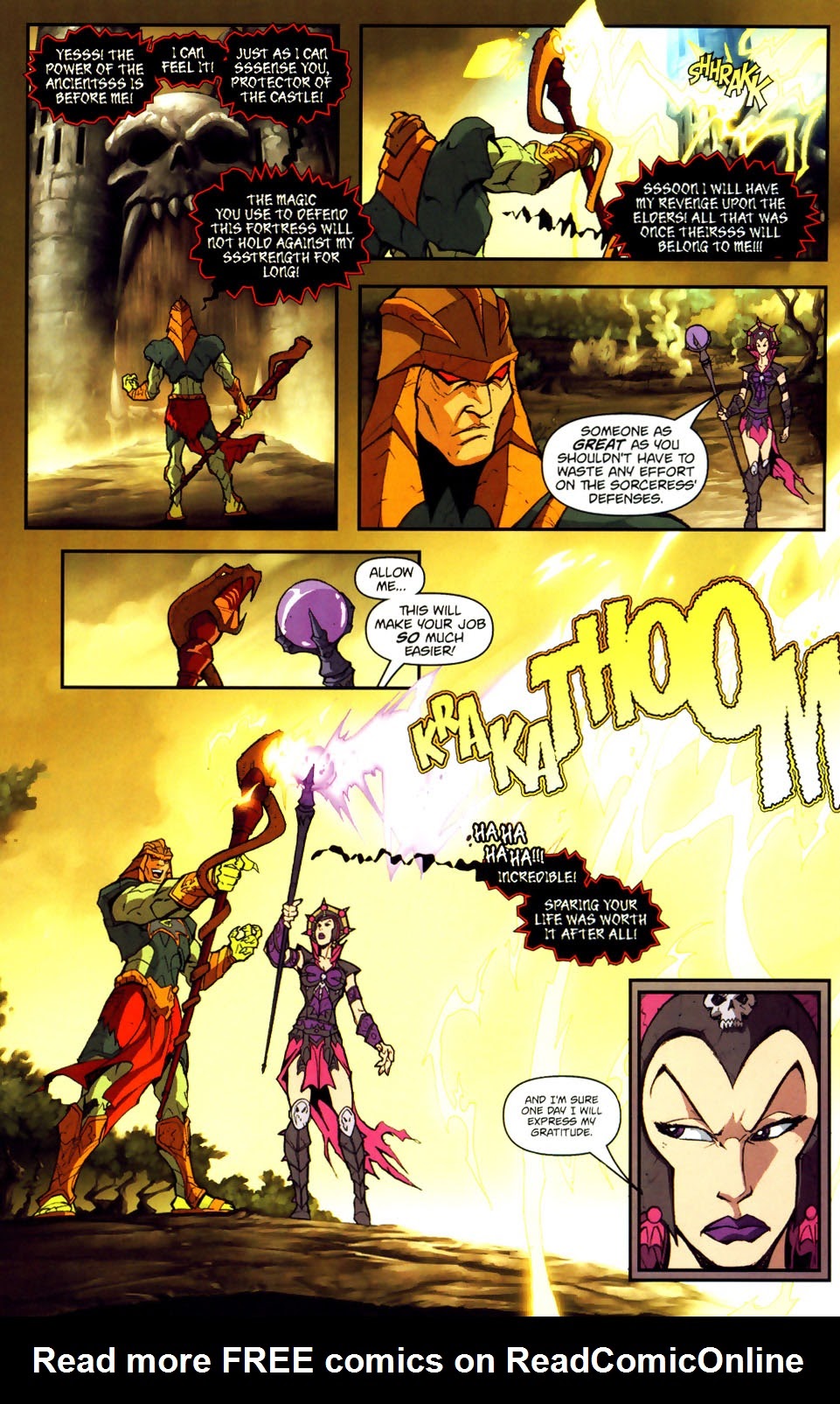 Read online Masters of the Universe Rise of the Snake Men comic -  Issue #3 - 11