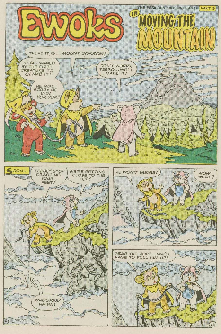 Read online Ewoks (1987) comic -  Issue #7 - 17