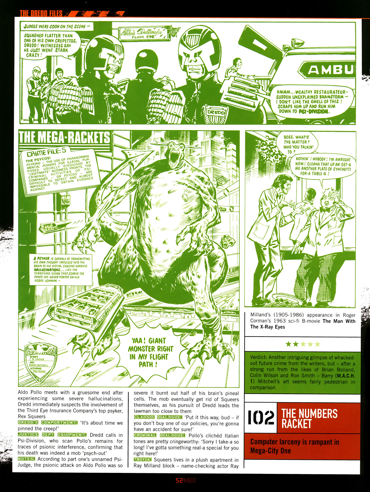 Read online Judge Dredd Megazine (Vol. 5) comic -  Issue #256 - 50