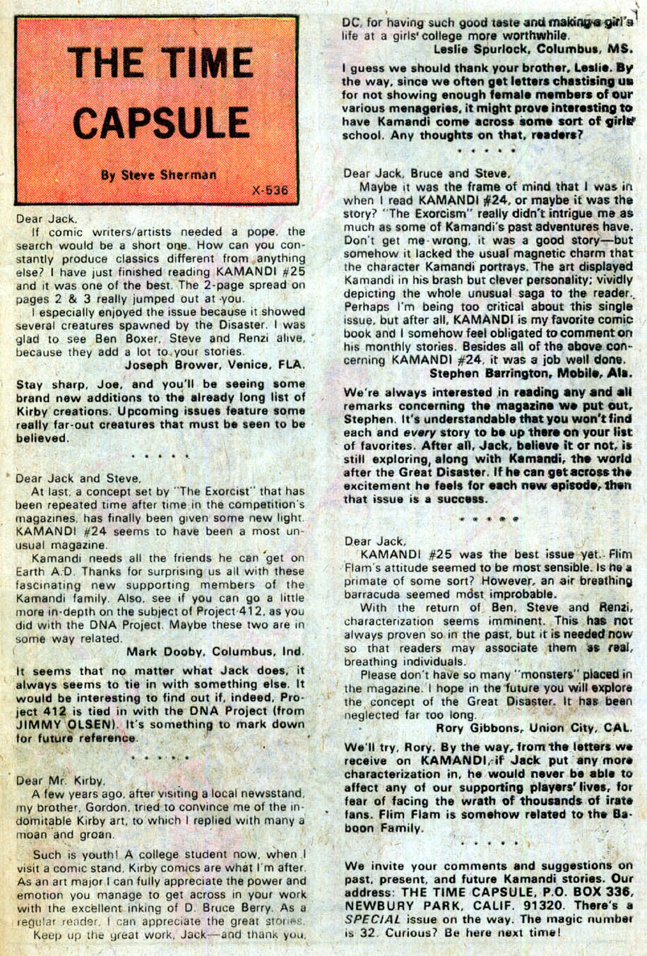 Read online Kamandi, The Last Boy On Earth comic -  Issue #29 - 23