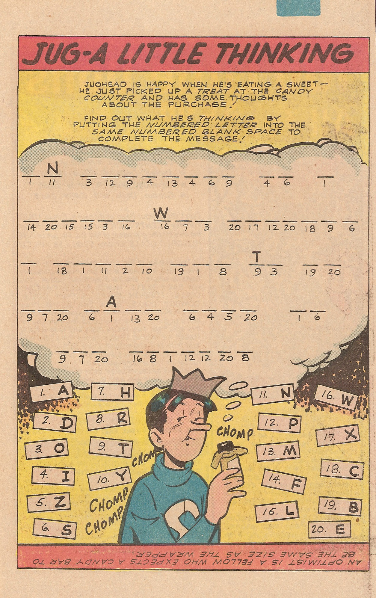 Read online Jughead's Jokes comic -  Issue #78 - 27