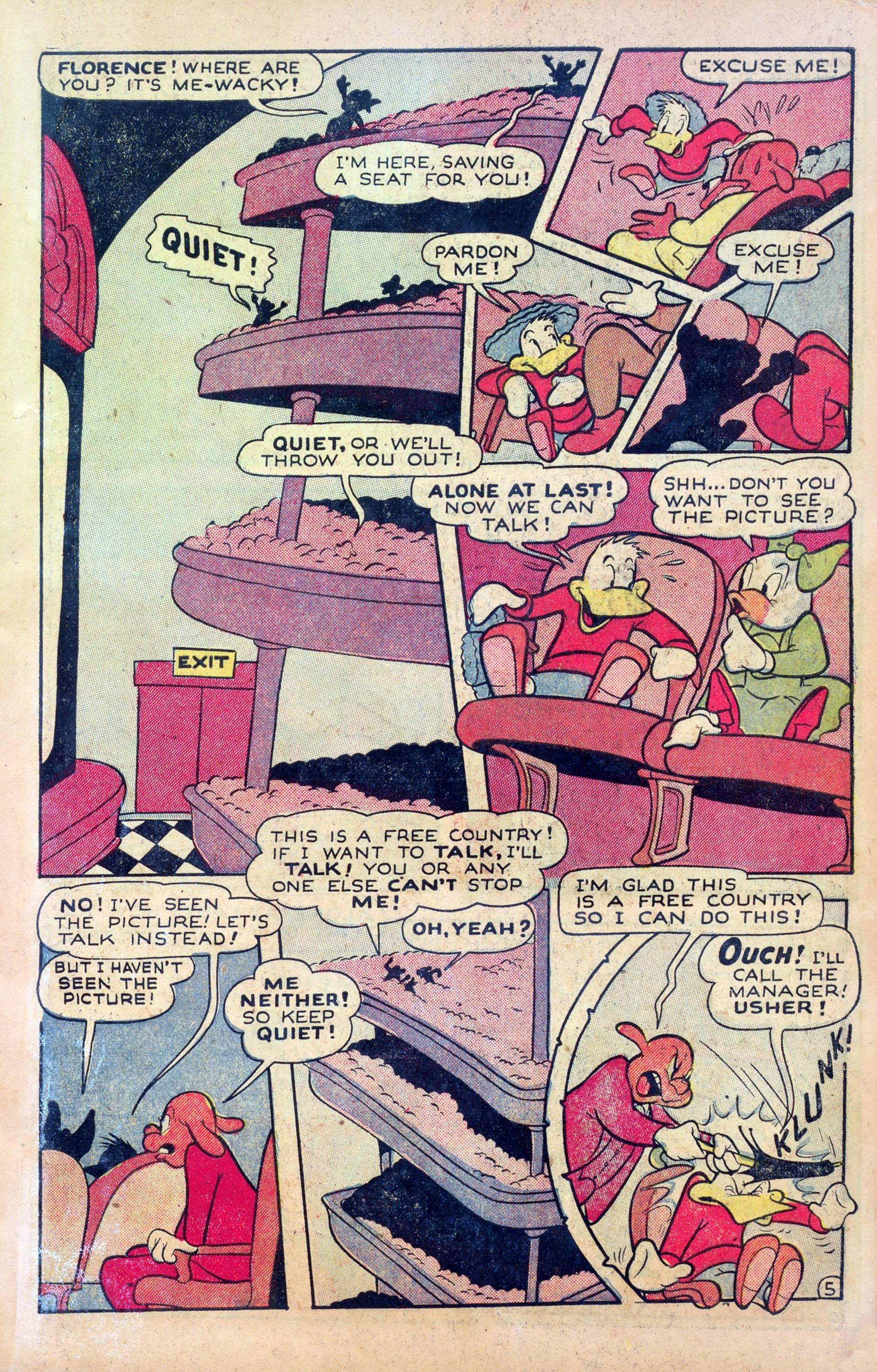 Read online Wacky Duck (1948) comic -  Issue #2 - 7