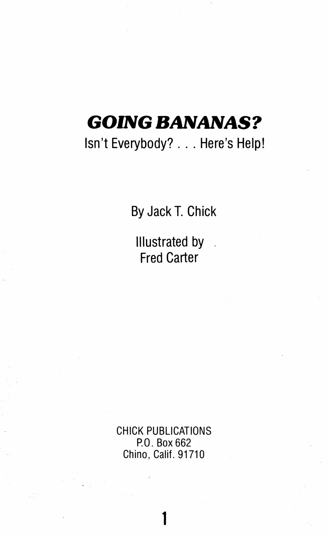 Read online Going bananas? comic -  Issue # TPB (Part 1) - 3