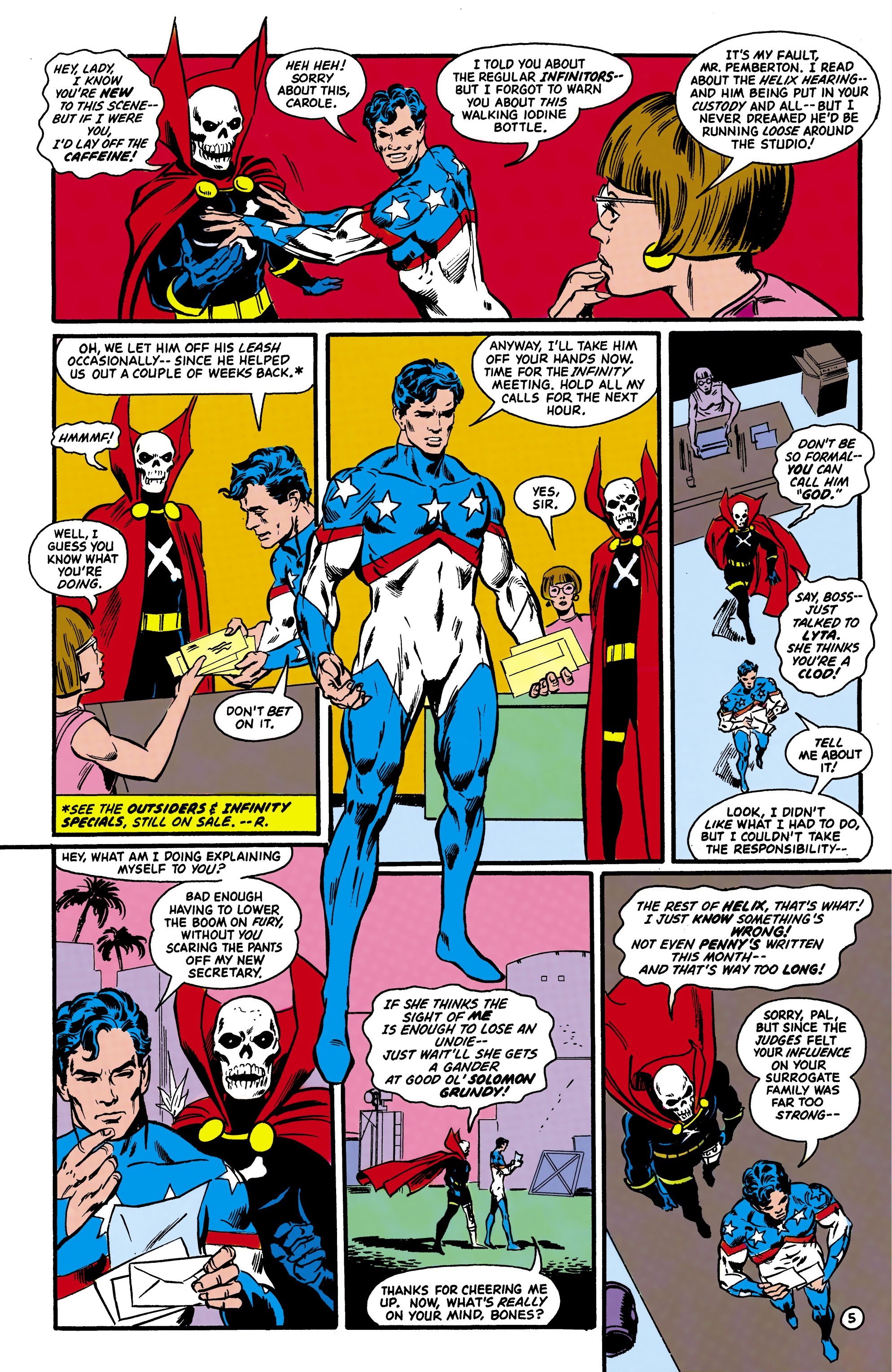 Read online Infinity Inc. (1984) comic -  Issue #42 - 6