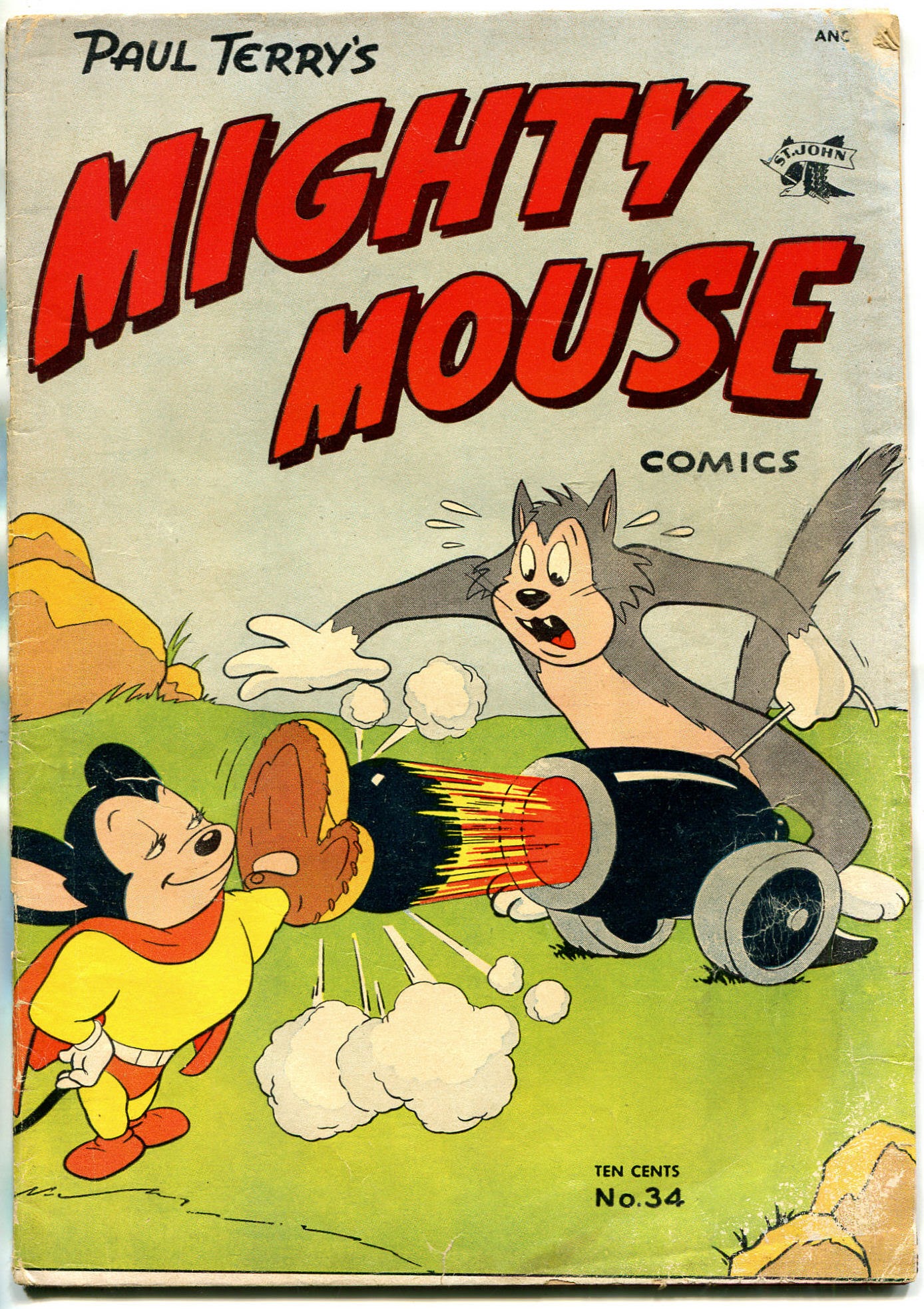 Read online Paul Terry's Mighty Mouse Comics comic -  Issue #34 - 1