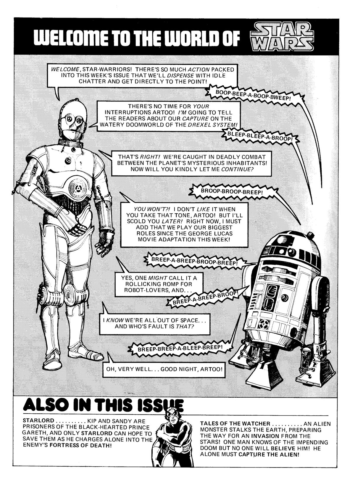 Read online Star Wars Weekly comic -  Issue #23 - 2