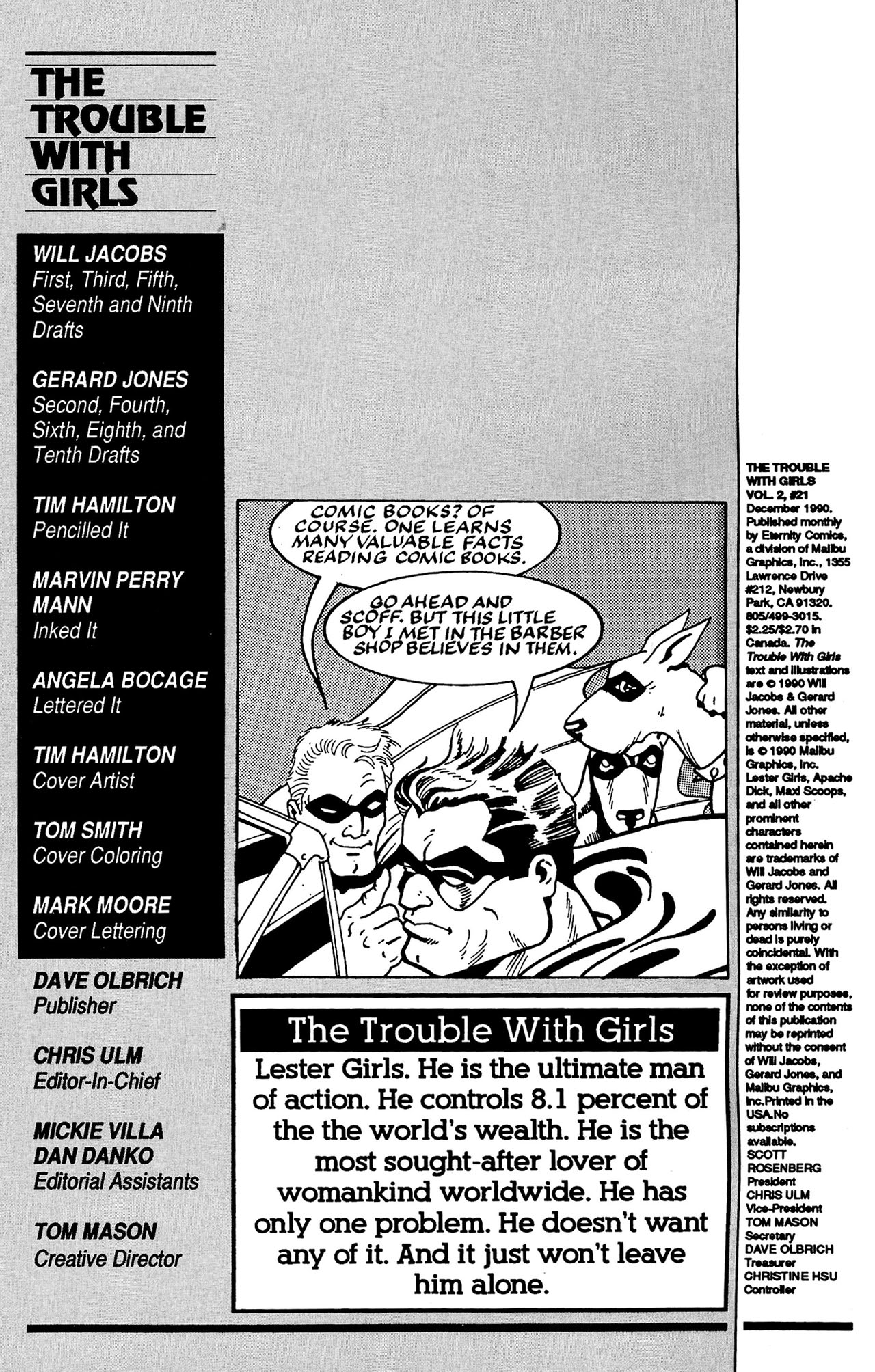 Read online The Trouble With Girls (1989) comic -  Issue #21 - 2