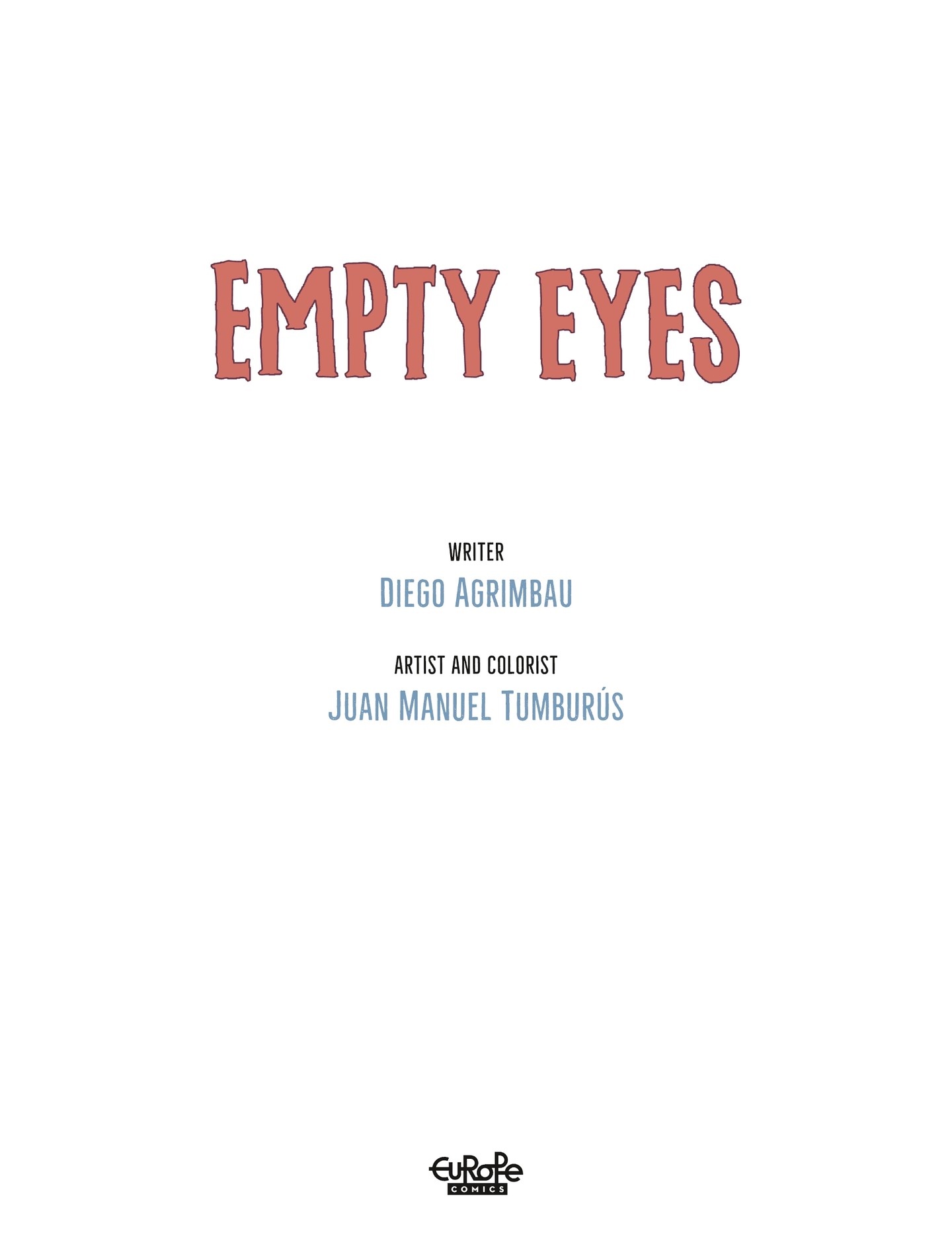 Read online Empty Eyes comic -  Issue # TPB - 2