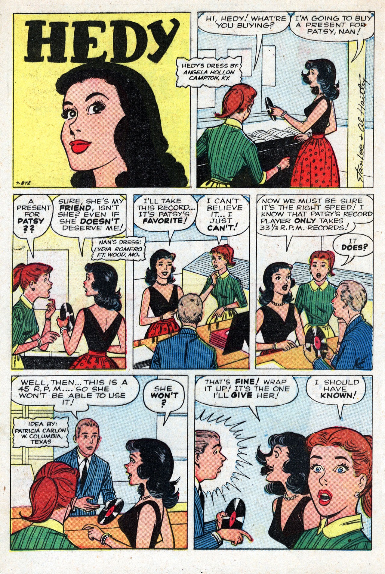 Read online Patsy and Hedy comic -  Issue #72 - 20