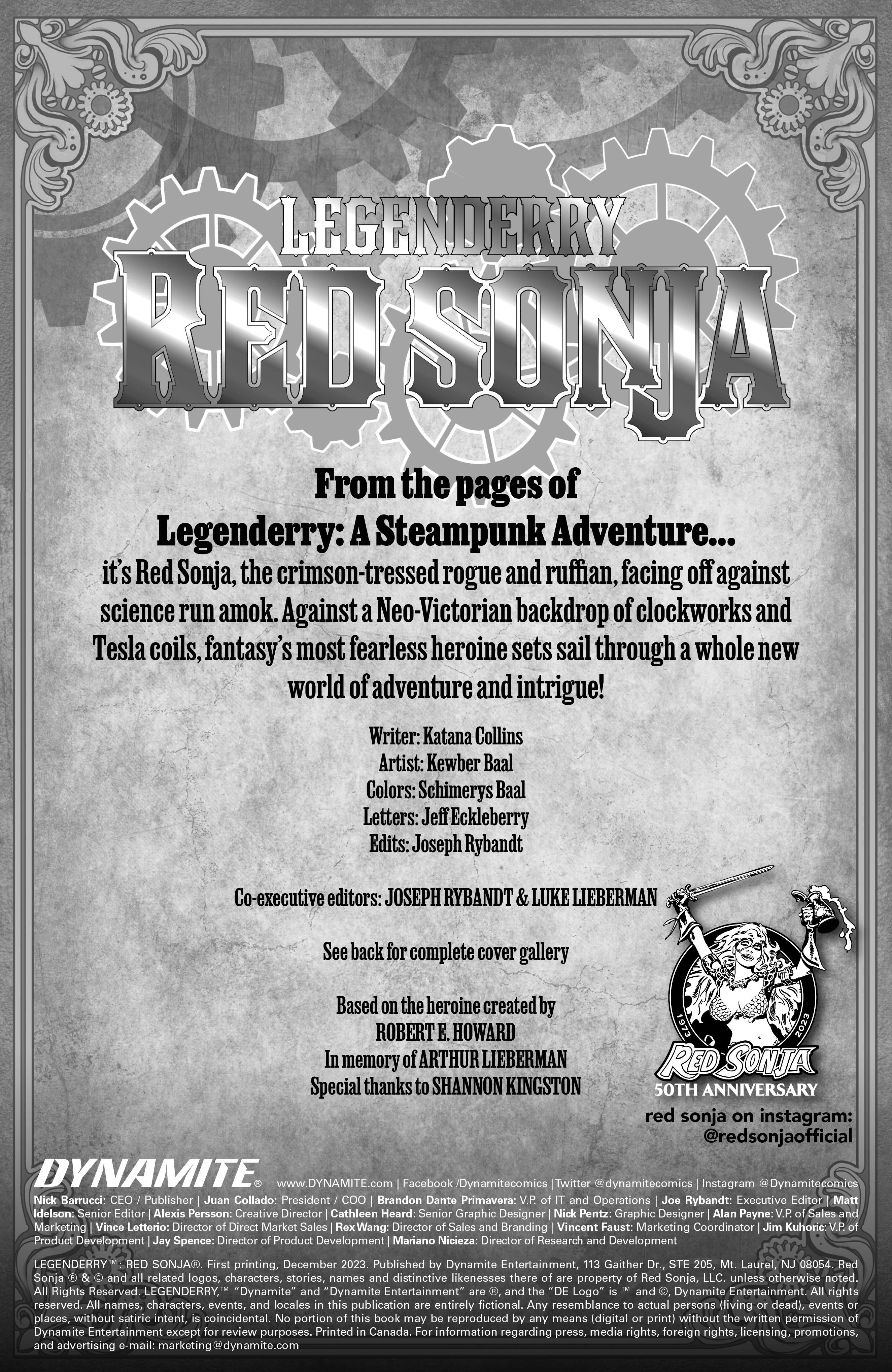 Read online Legenderry: Red Sonja (2023) comic -  Issue # Full - 4