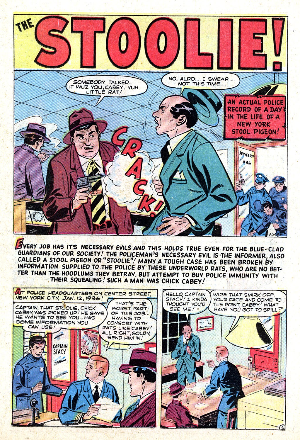 Read online Crime Cases Comics (1951) comic -  Issue #5 - 20