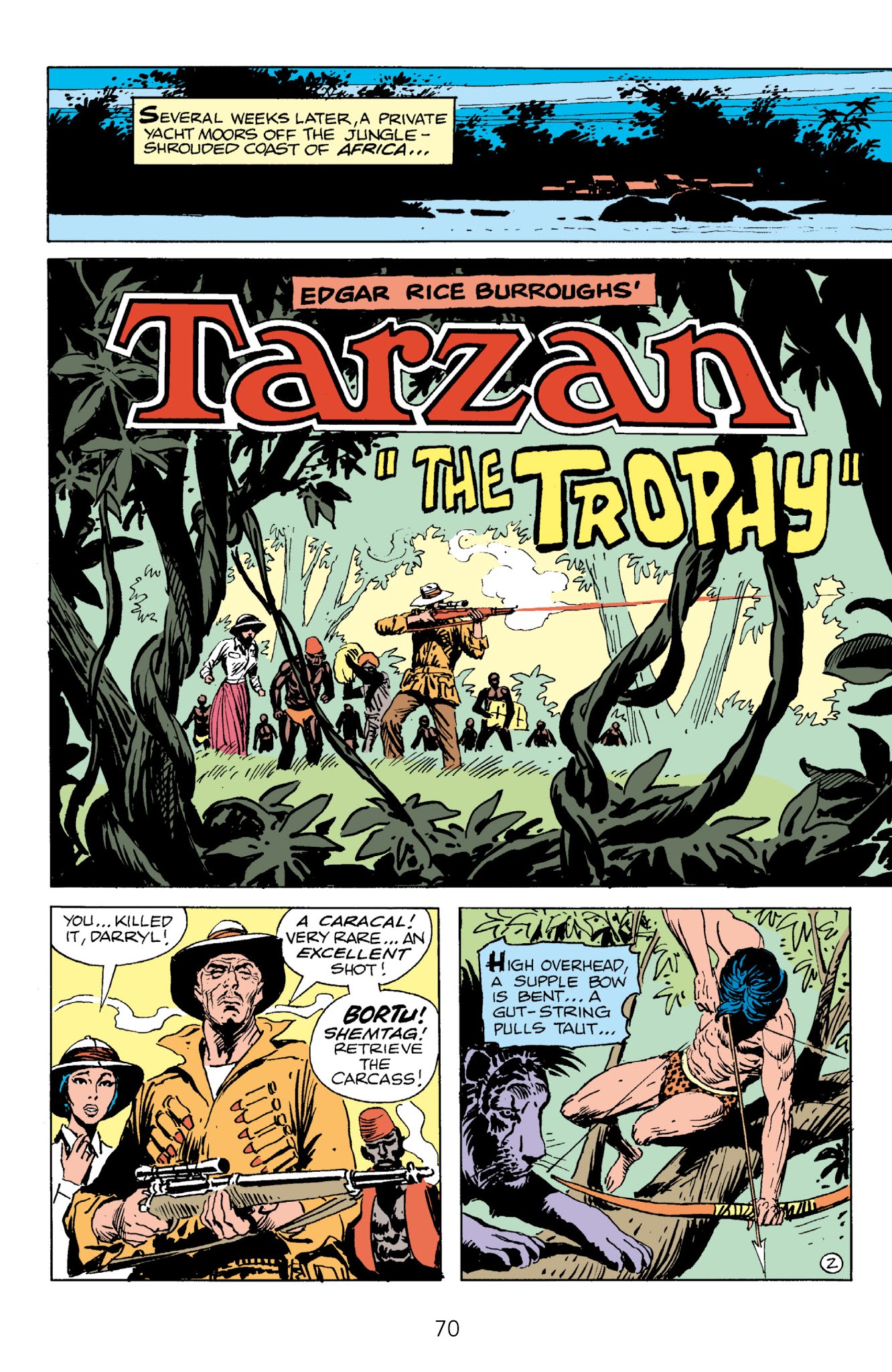 Read online Edgar Rice Burroughs' Tarzan The Joe Kubert Years comic -  Issue # TPB 2 (Part 1) - 70