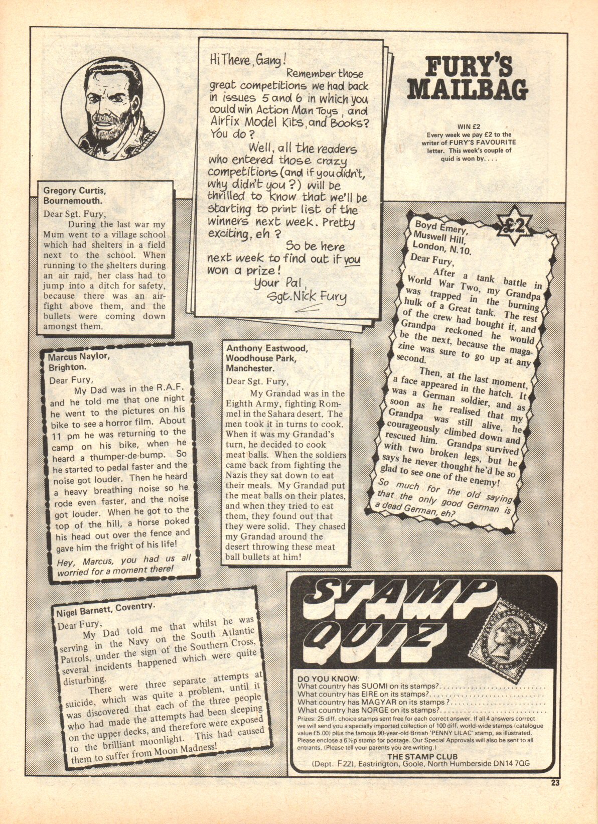 Read online Fury (1977) comic -  Issue #12 - 23