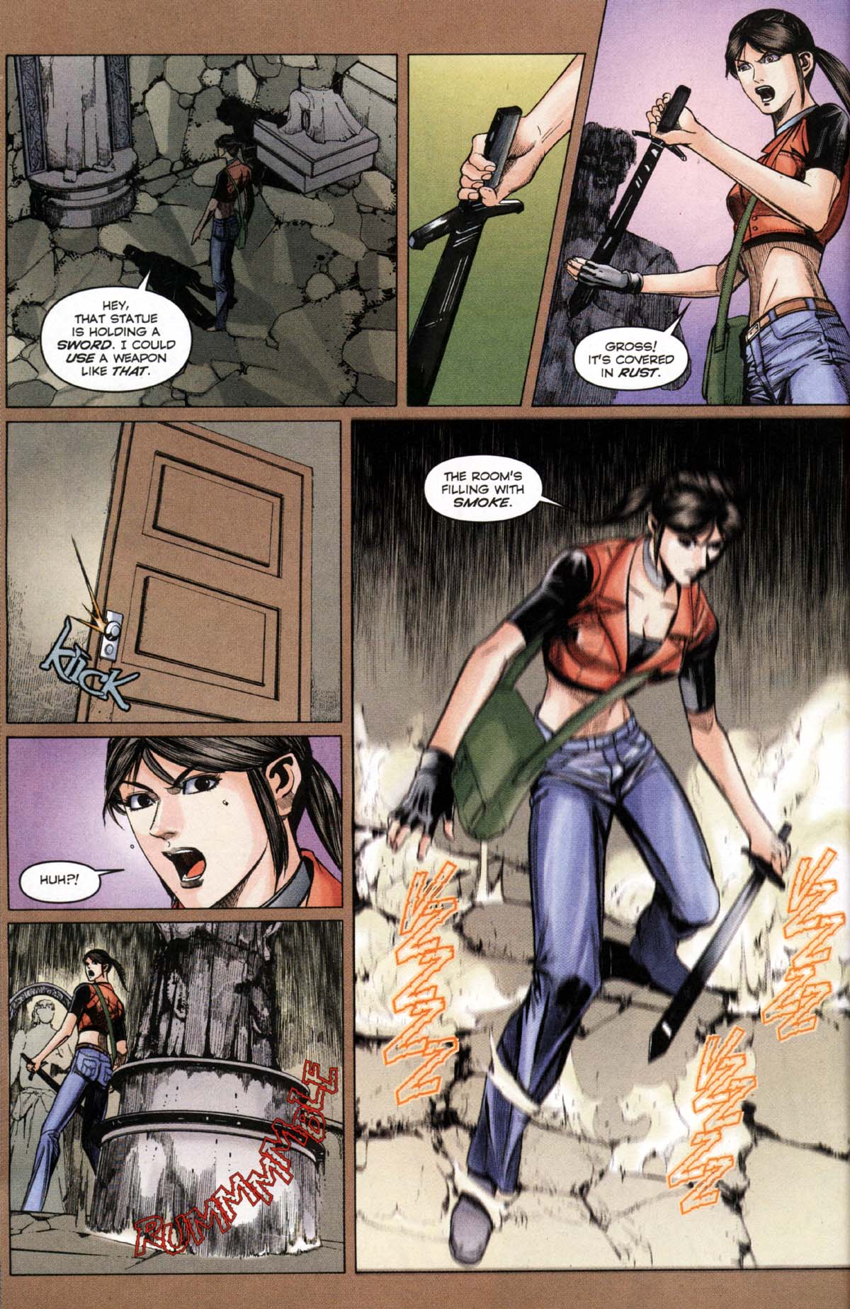 Read online Resident Evil Code: Veronica comic -  Issue #2 - 9