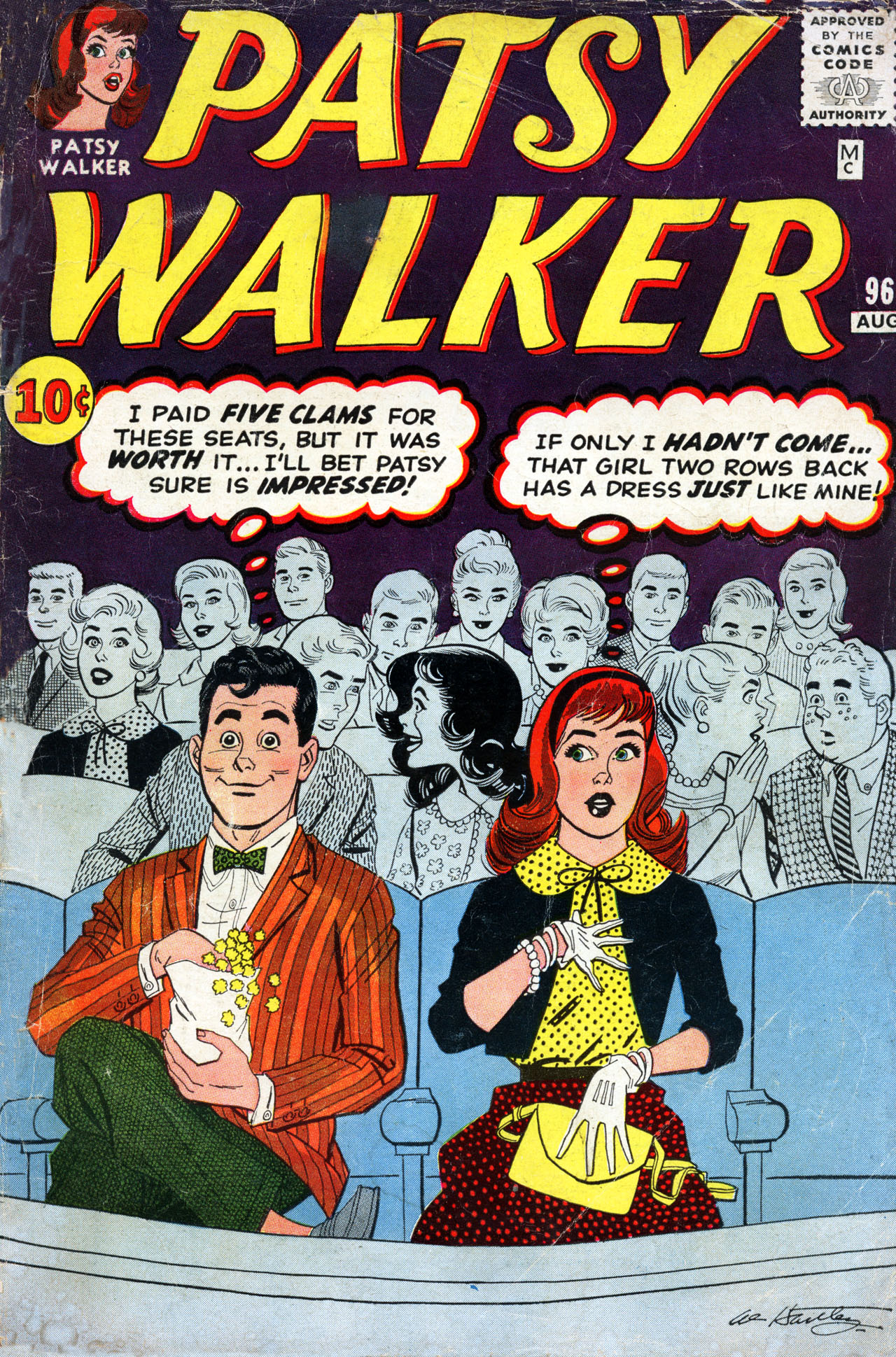 Read online Patsy Walker comic -  Issue #96 - 1