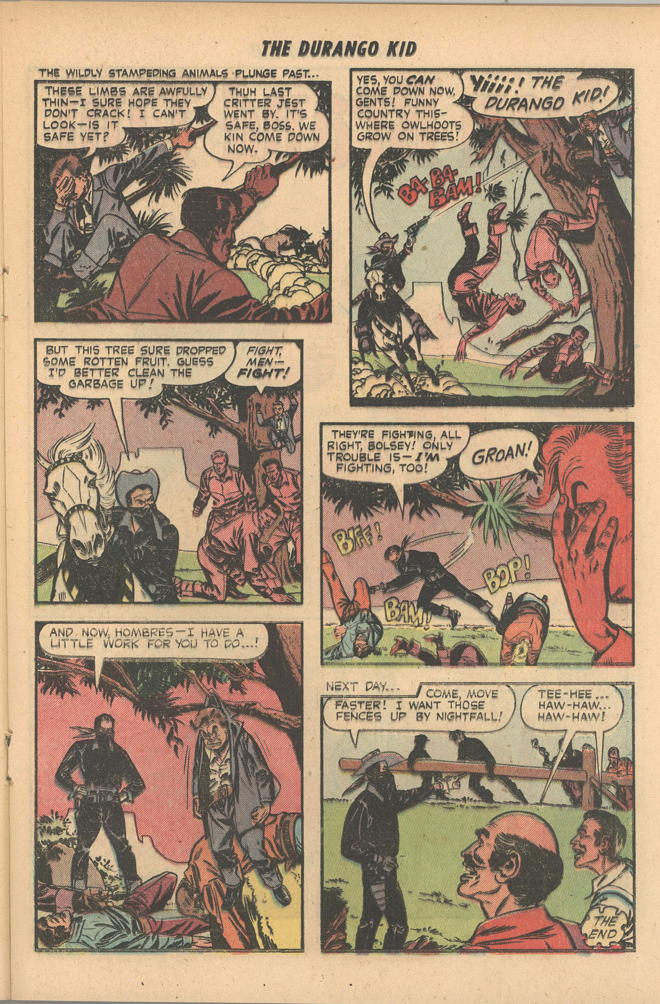 Read online Charles Starrett as The Durango Kid comic -  Issue #16 - 17