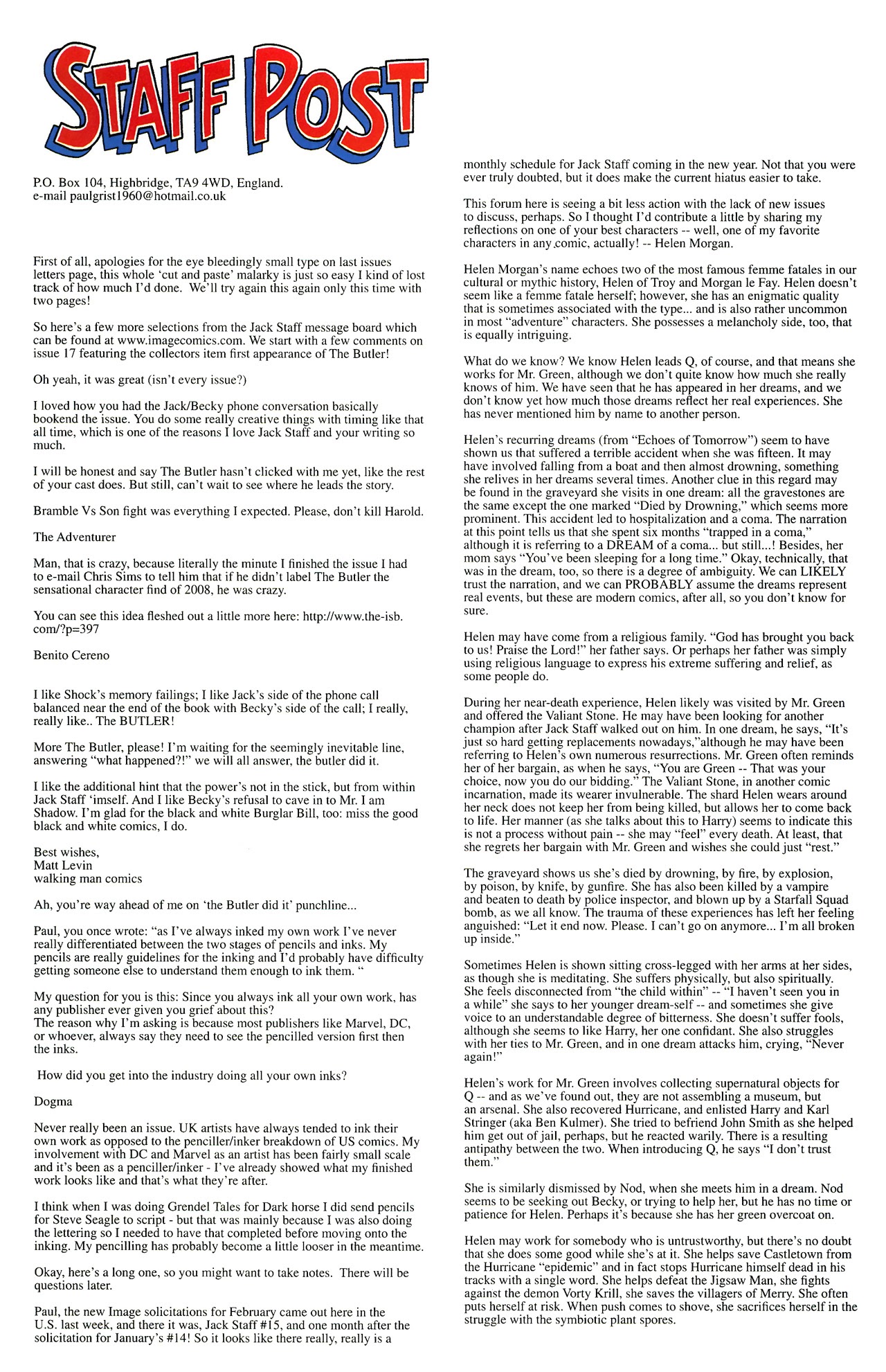 Read online Jack Staff (2003) comic -  Issue #19 - 23