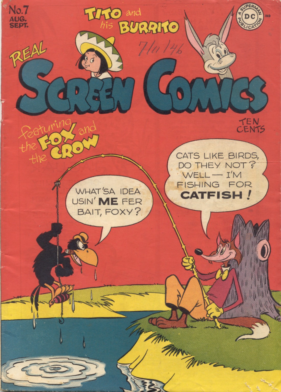 Read online Real Screen Comics comic -  Issue #7 - 1