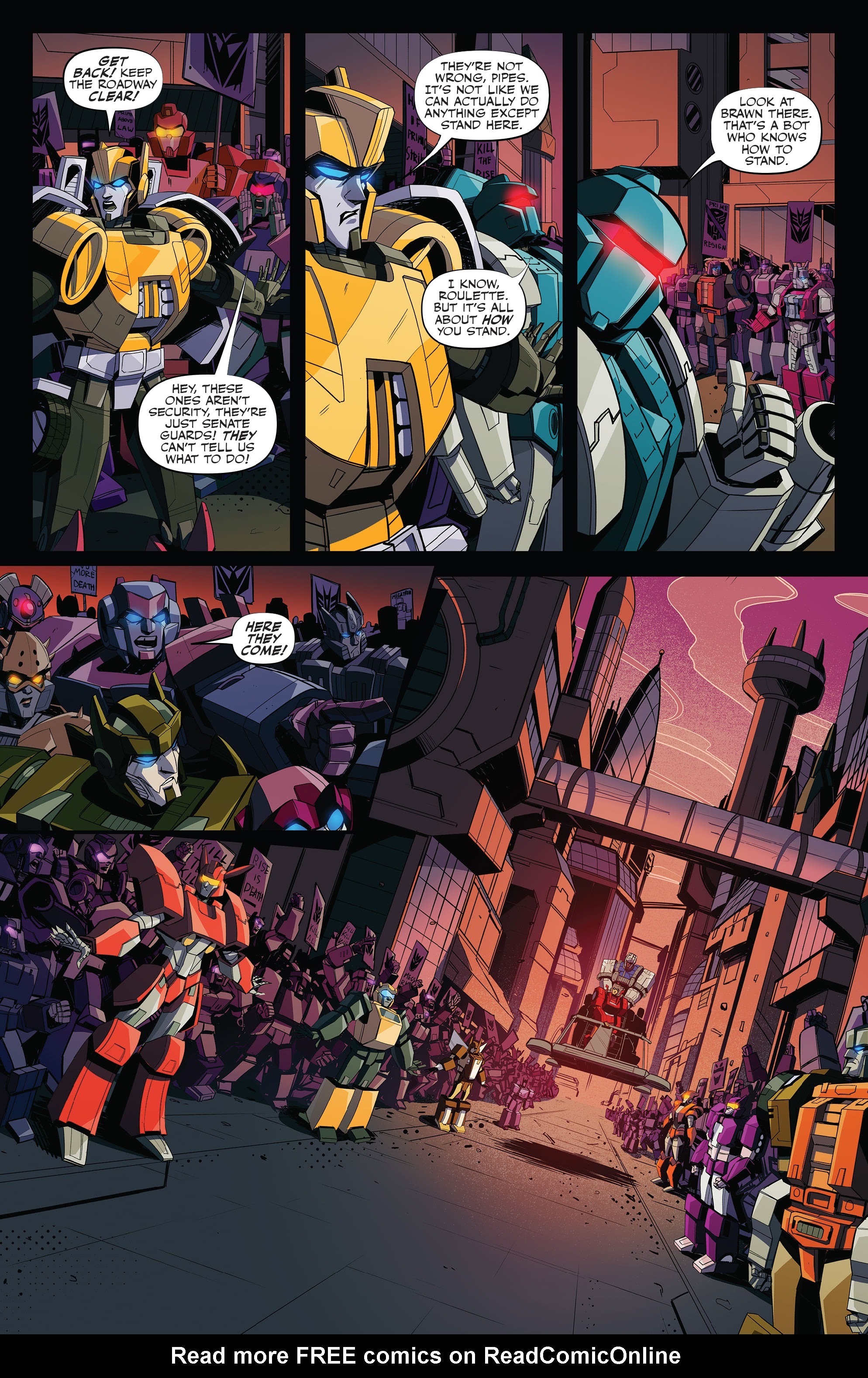 Read online Transformers (2019) comic -  Issue #22 - 16