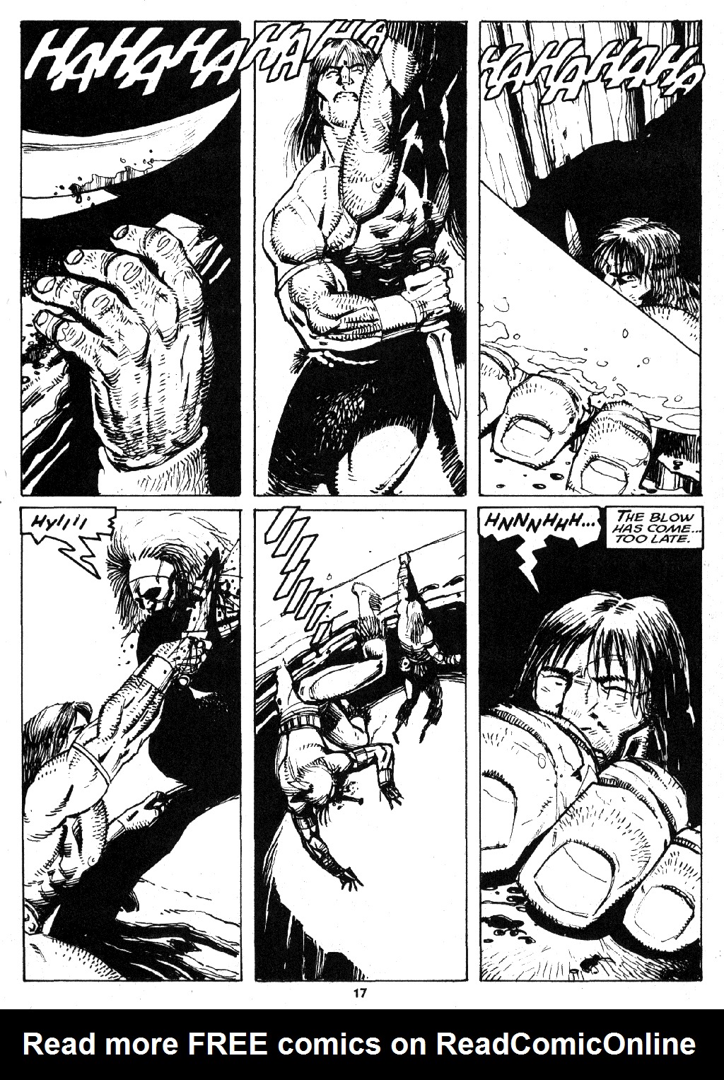 Read online The Savage Sword Of Conan comic -  Issue #219 - 19