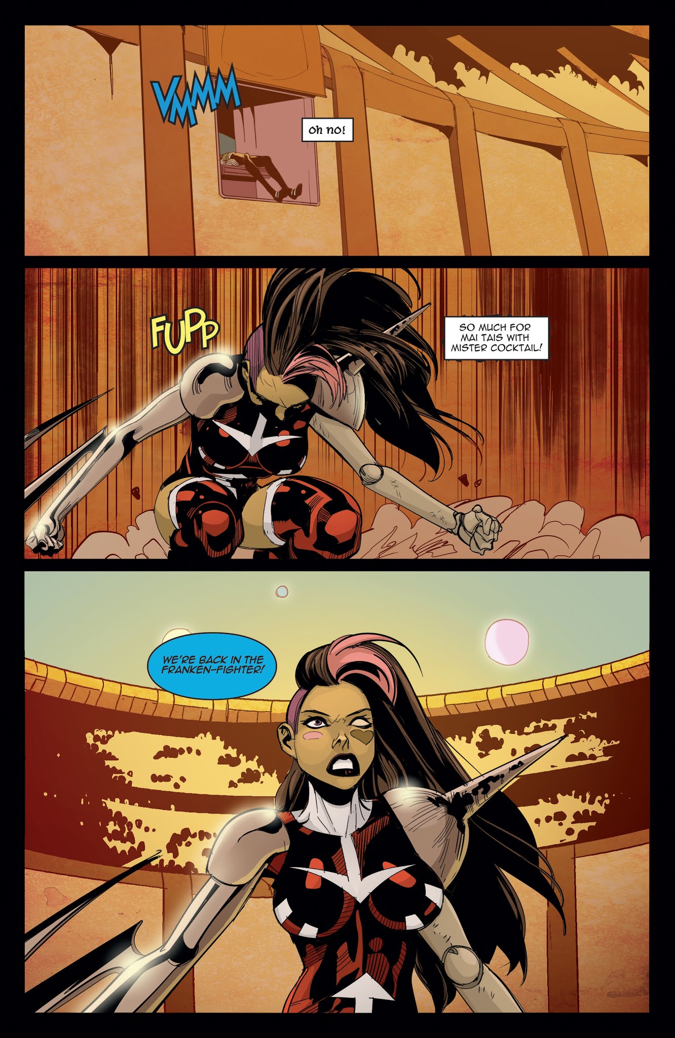 Read online Danger Doll Squad: Galactic Gladiators comic -  Issue #2 - 17