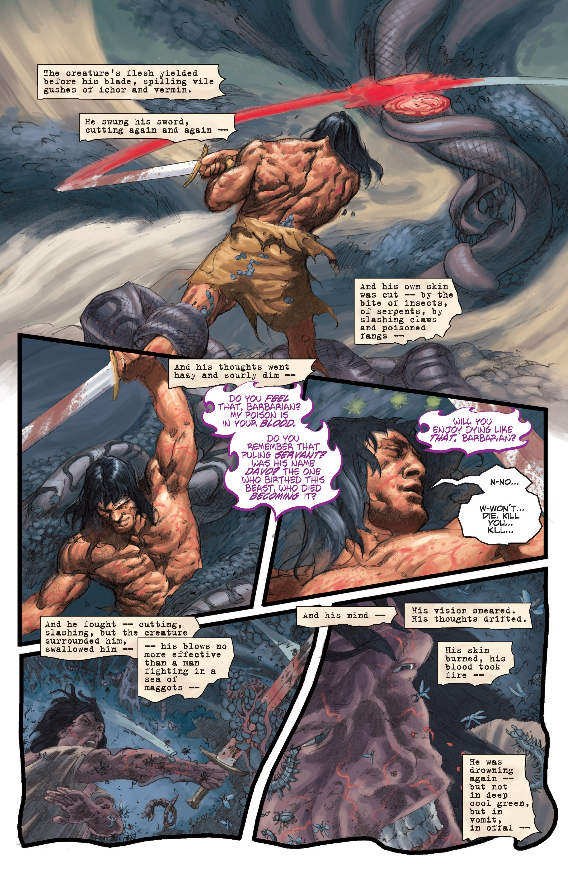 Read online Conan Chronicles Epic Collection comic -  Issue # TPB Out of the Darksome Hills (Part 4) - 28