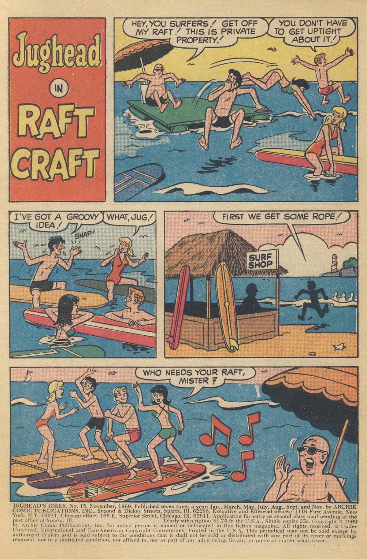 Read online Jughead's Jokes comic -  Issue #15 - 3