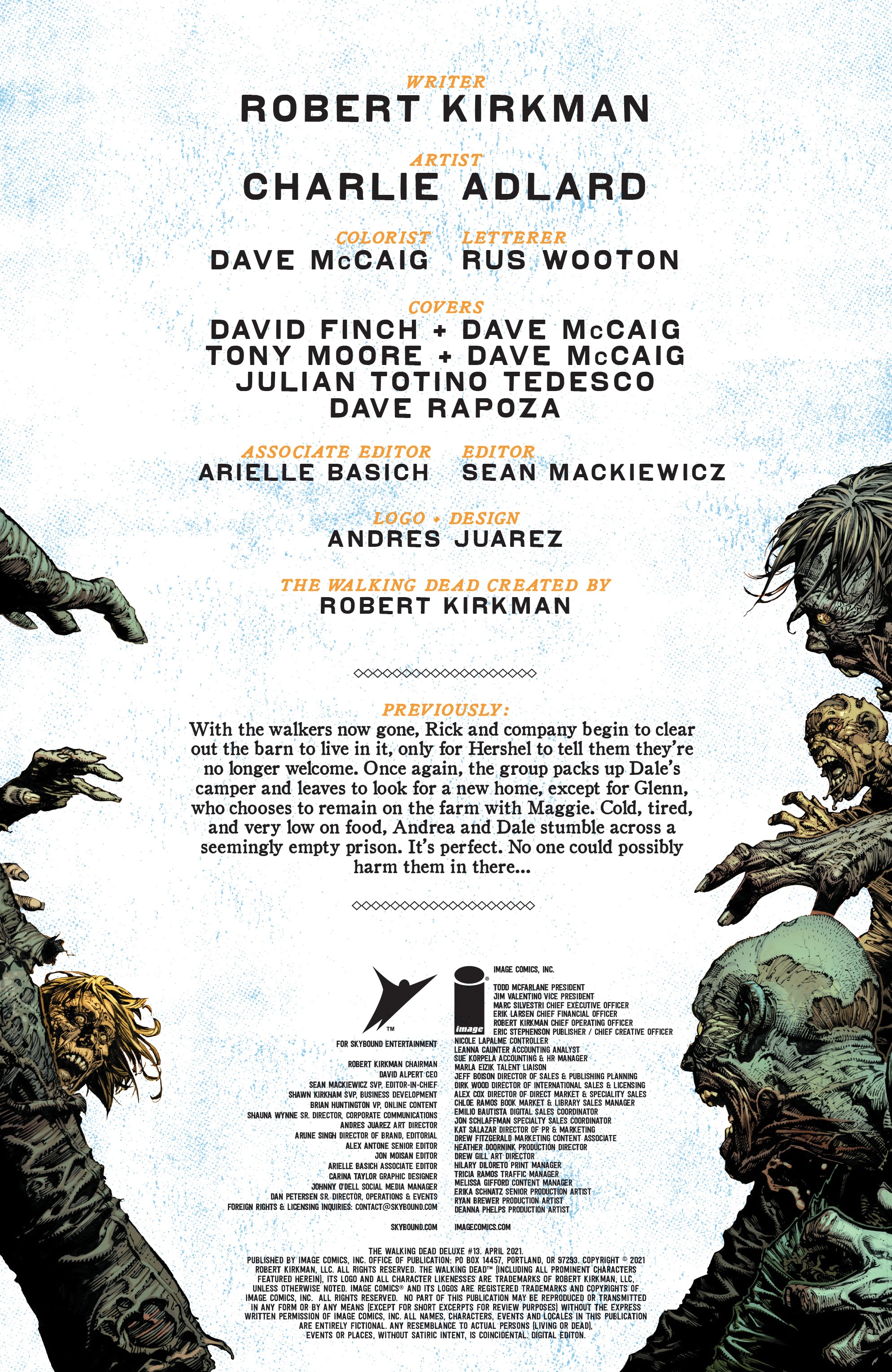 Read online The Walking Dead Deluxe comic -  Issue #13 - 2