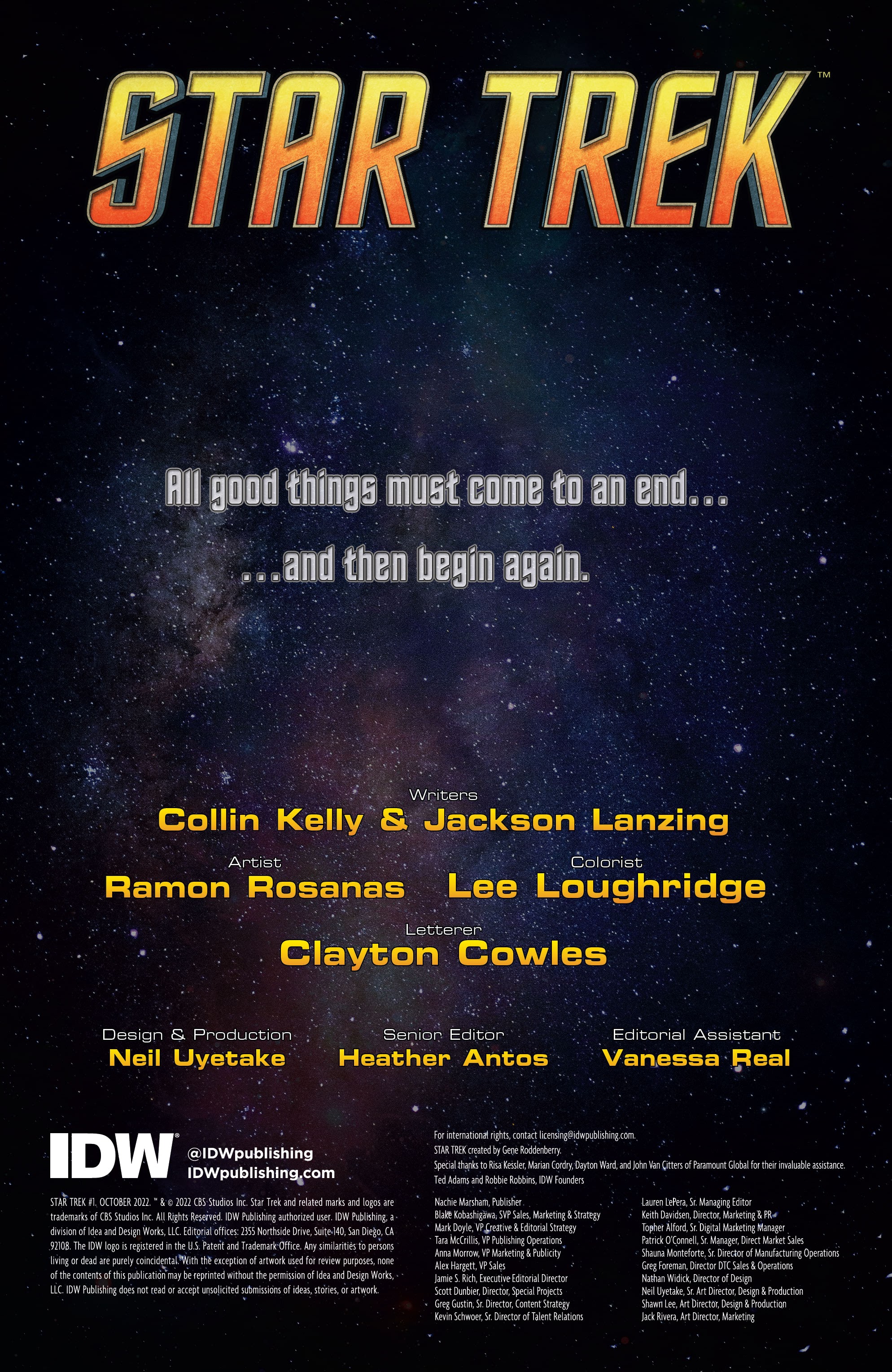 Read online Star Trek (2022) comic -  Issue #1 - 2