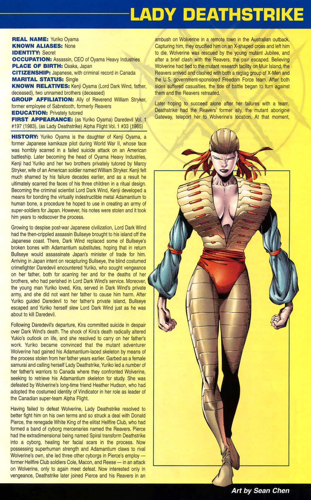 Read online Official Handbook of the Marvel Universe: Wolverine 2004 comic -  Issue # Full - 25