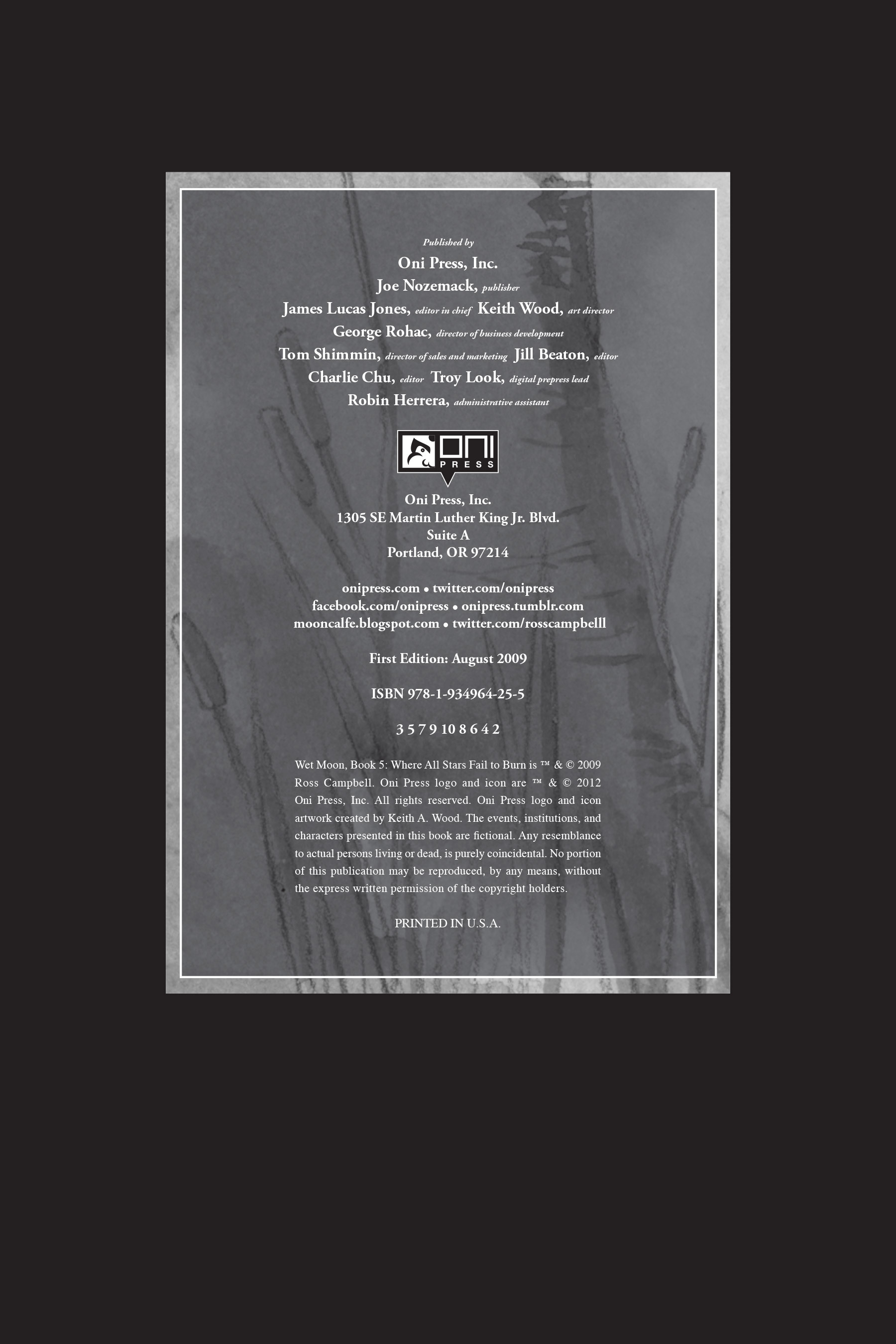 Read online Wet Moon (2005) comic -  Issue # TPB 5 (Part 1) - 6