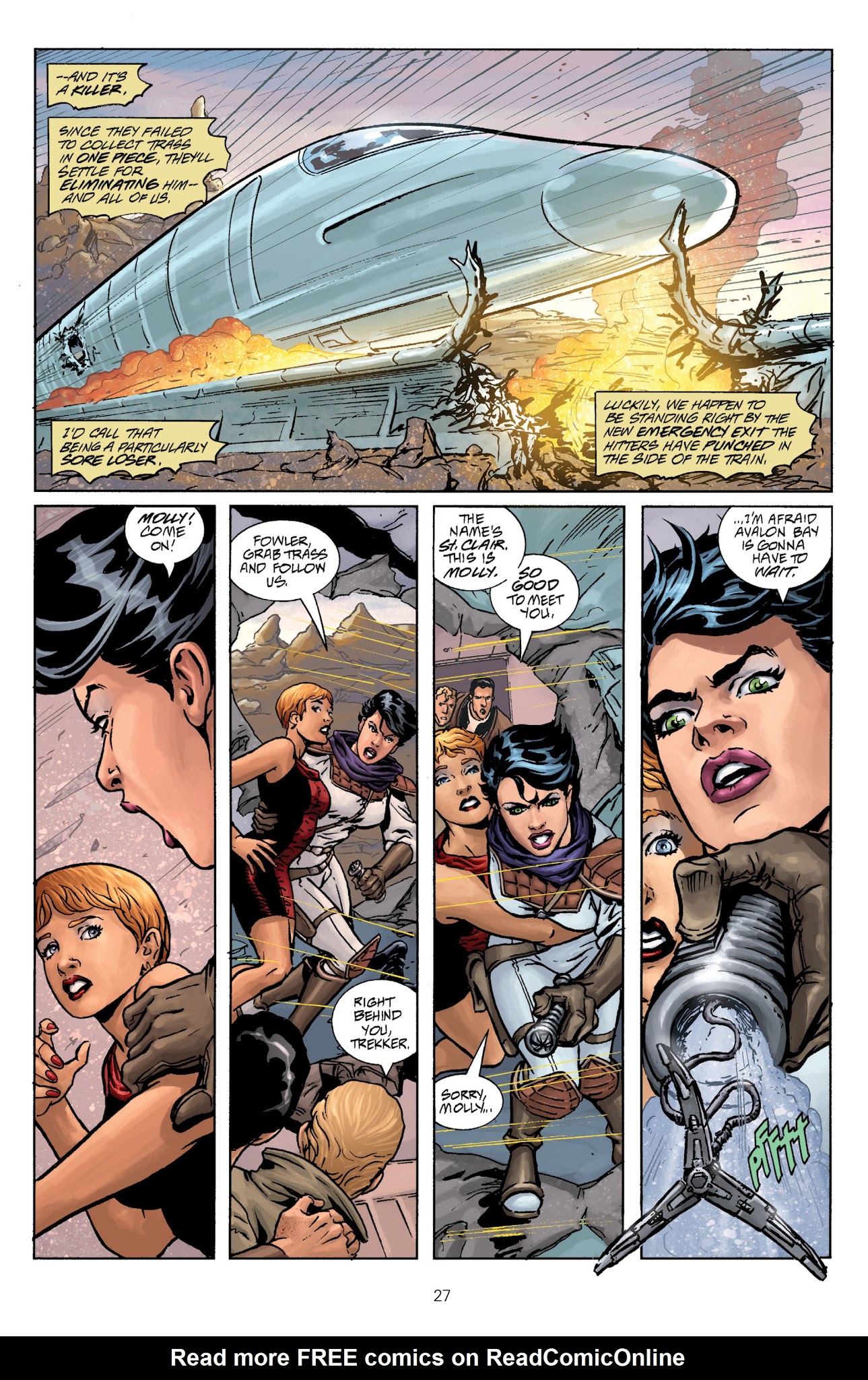 Read online Trekker: The Train to Avalon Bay comic -  Issue # TPB - 28