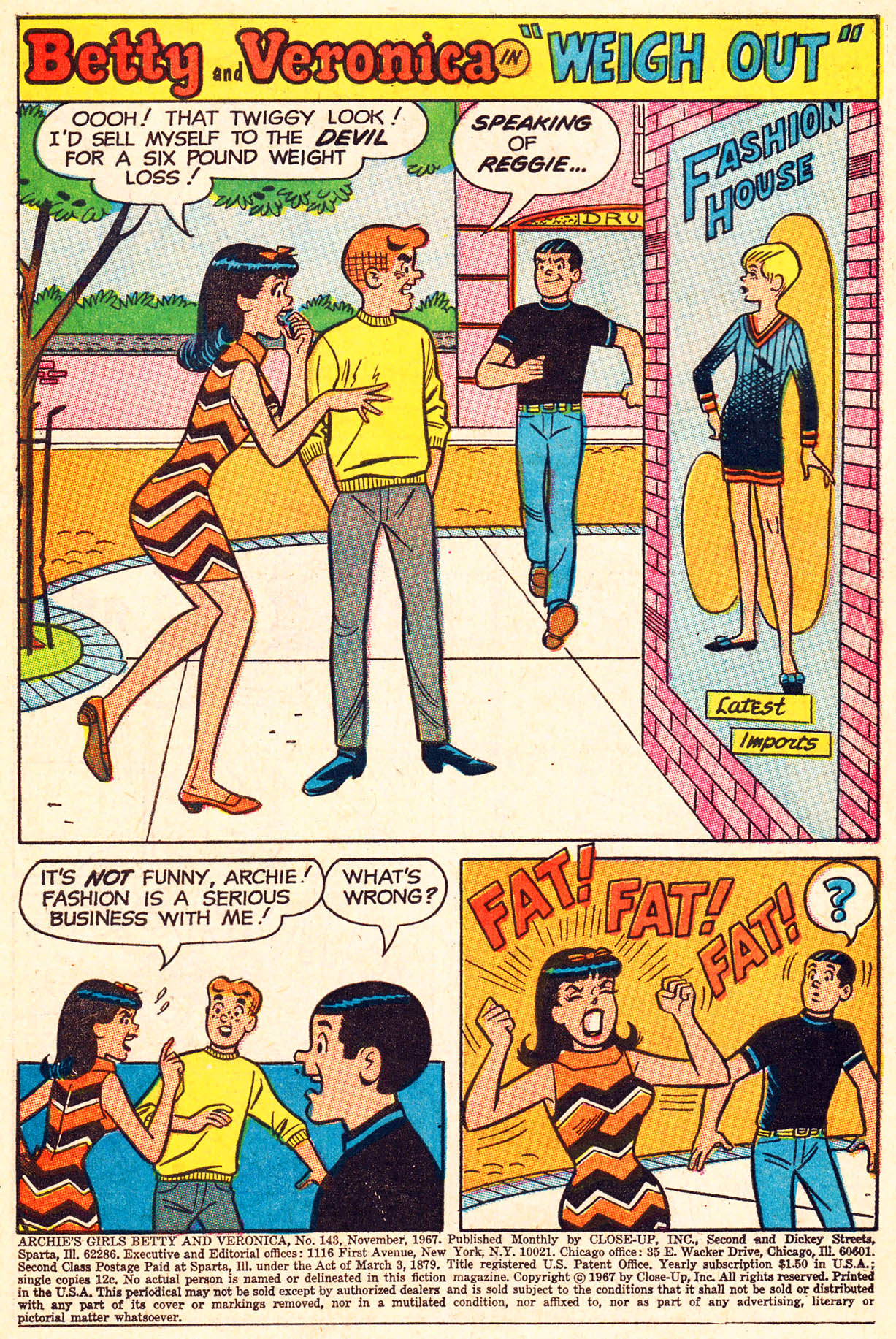 Read online Archie's Girls Betty and Veronica comic -  Issue #143 - 3