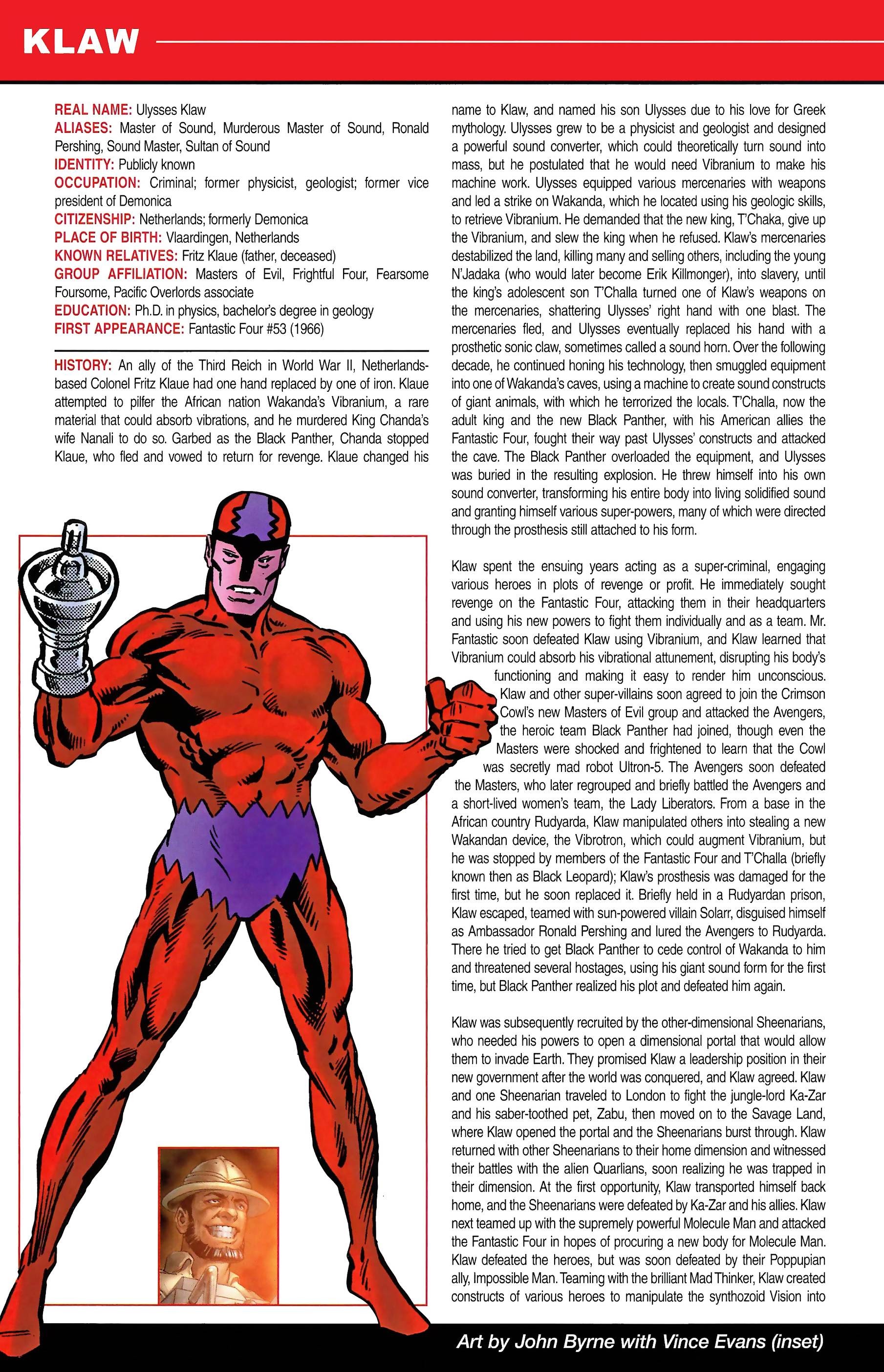Read online Official Handbook of the Marvel Universe A to Z comic -  Issue # TPB 6 (Part 1) - 100