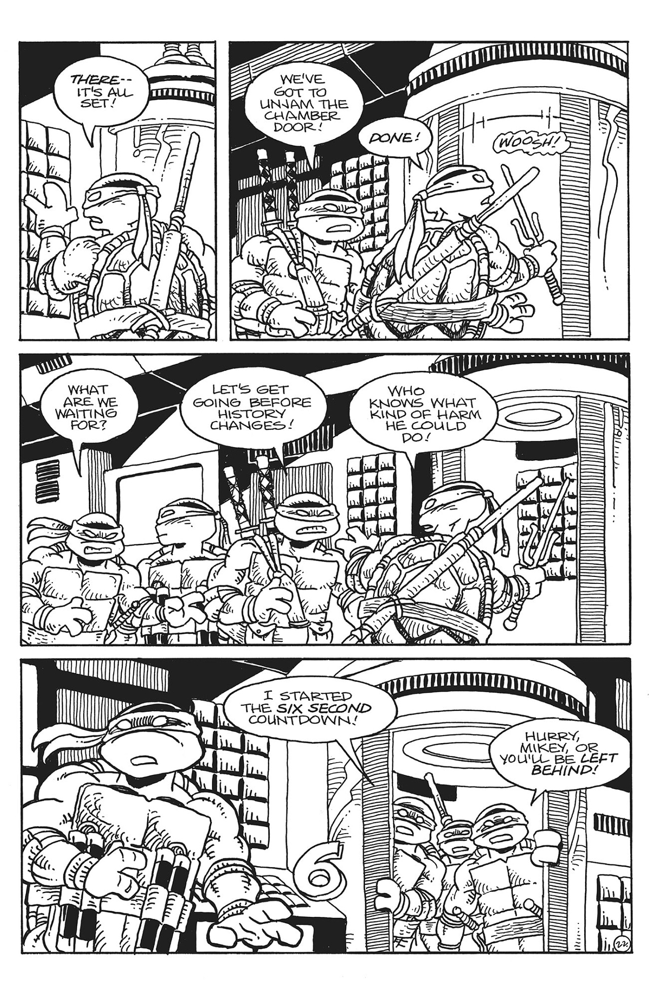 Read online Teenage Mutant Ninja Turtles/Usagi Yojimbo: WhereWhen #1: Director’s Cut comic -  Issue #1: Director’s Cut Full - 23