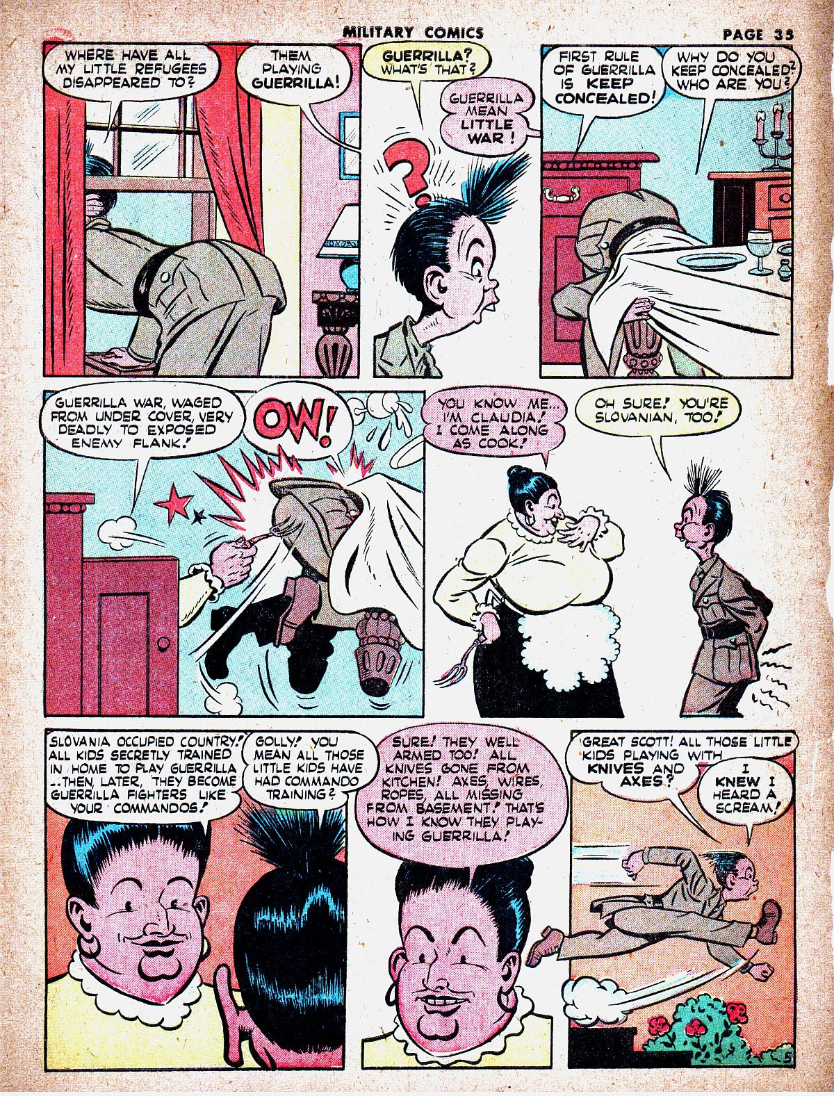 Read online Military Comics comic -  Issue #19 - 38