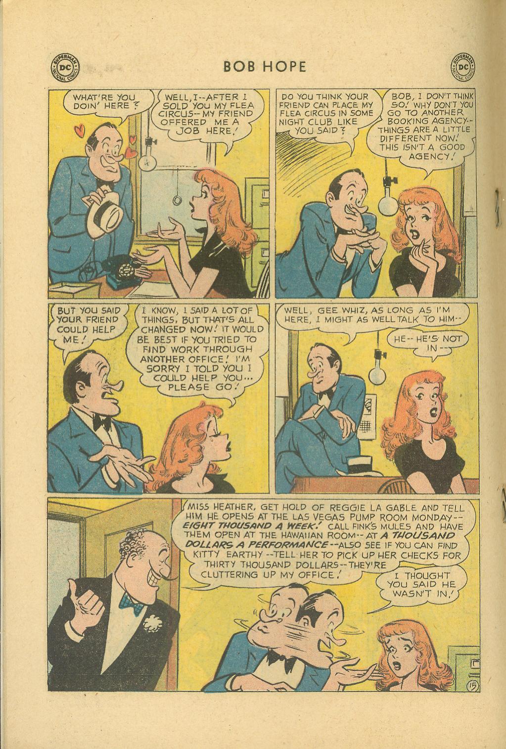 Read online The Adventures of Bob Hope comic -  Issue #67 - 18