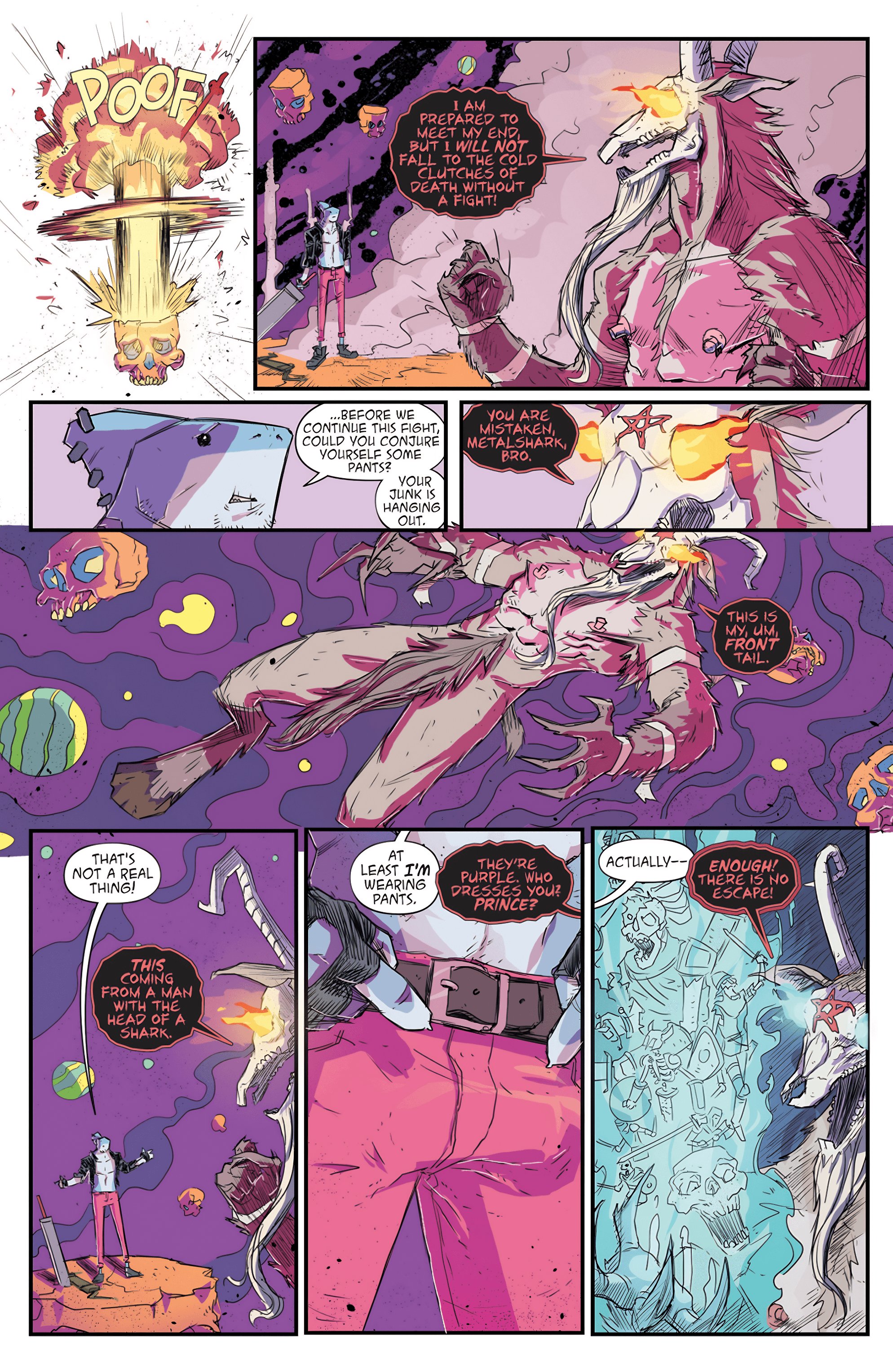 Read online Metalshark Bro: What the Fin? comic -  Issue # TPB - 24