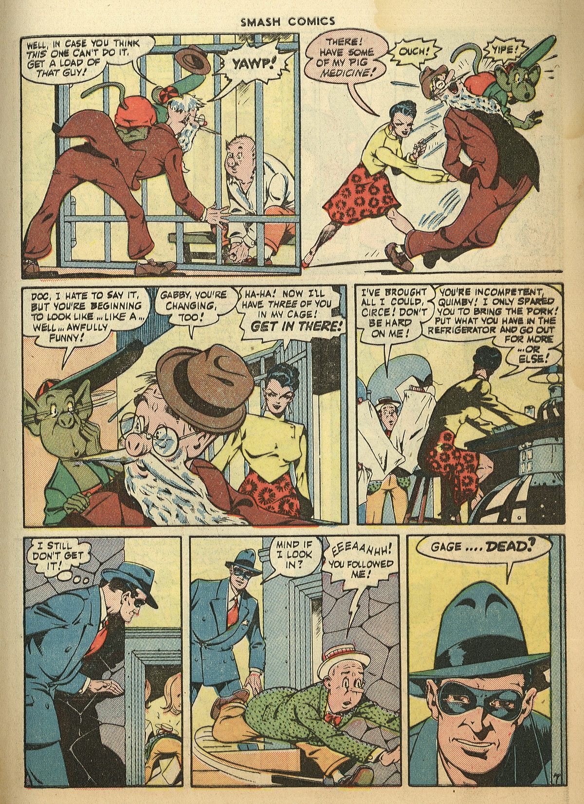 Read online Smash Comics comic -  Issue #66 - 9