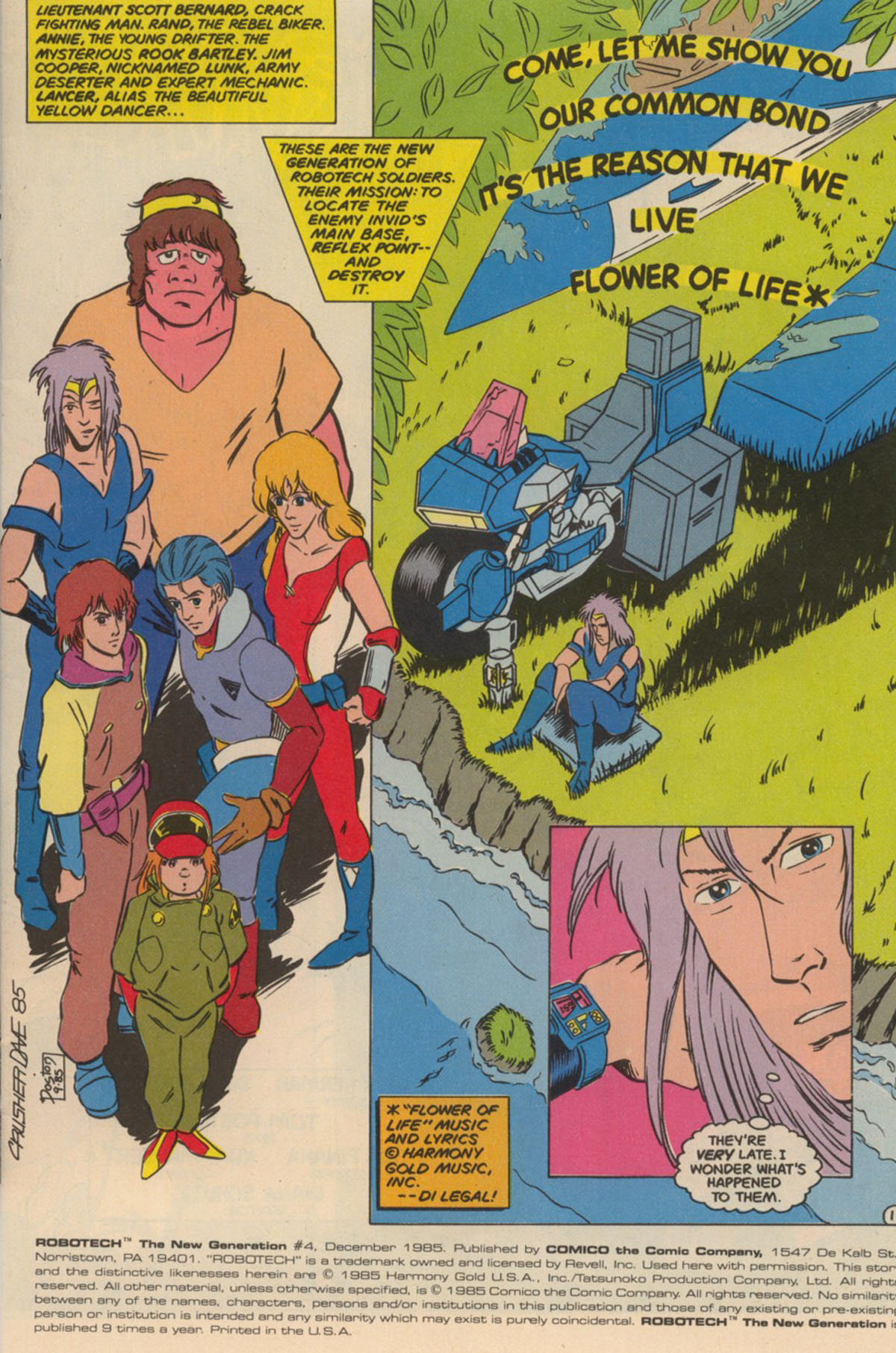 Read online Robotech The New Generation comic -  Issue #4 - 4