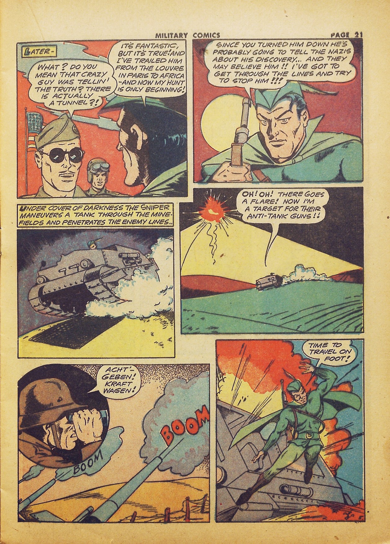 Read online Military Comics comic -  Issue #16 - 23