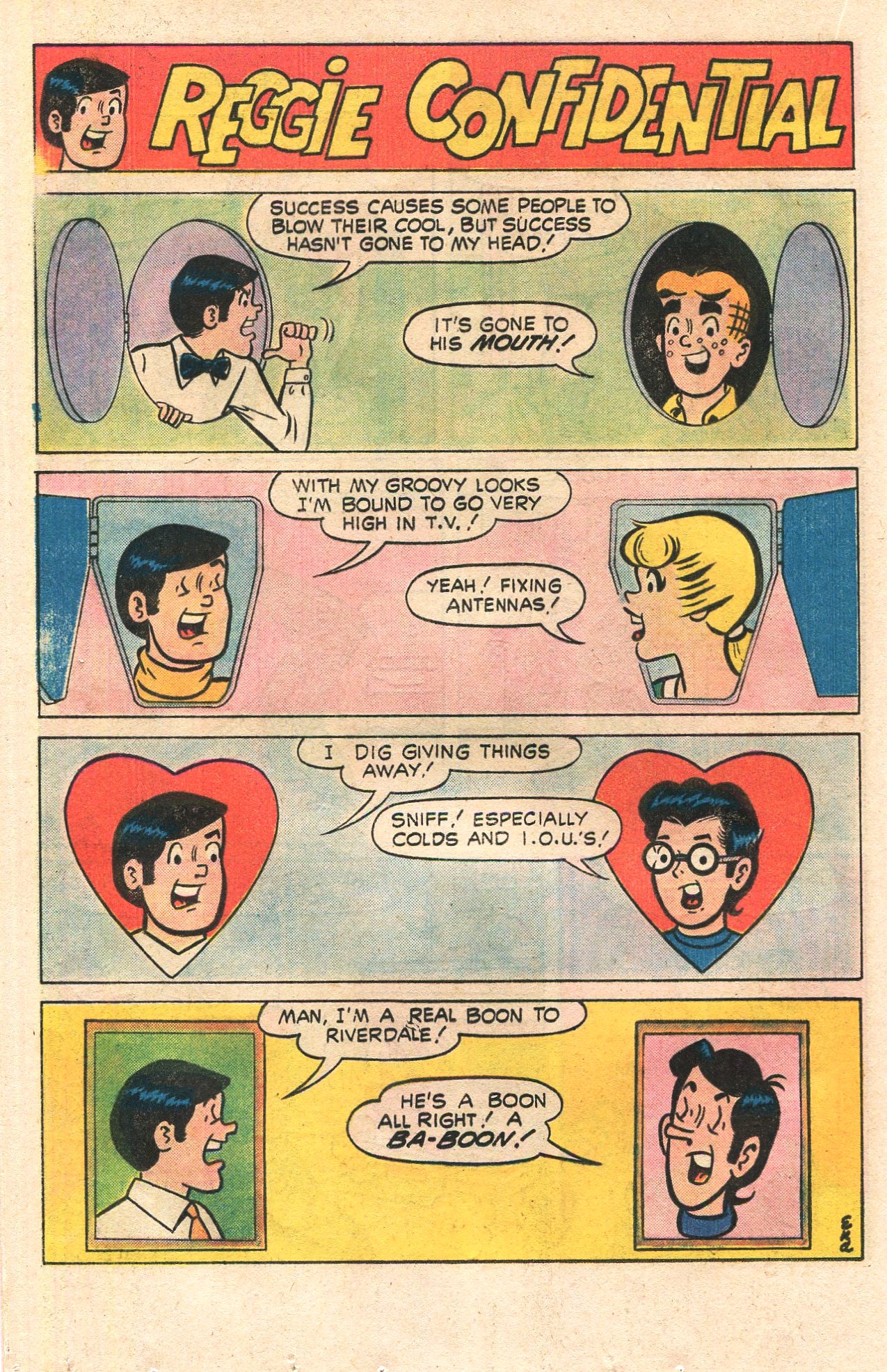 Read online Reggie's Wise Guy Jokes comic -  Issue #37 - 16