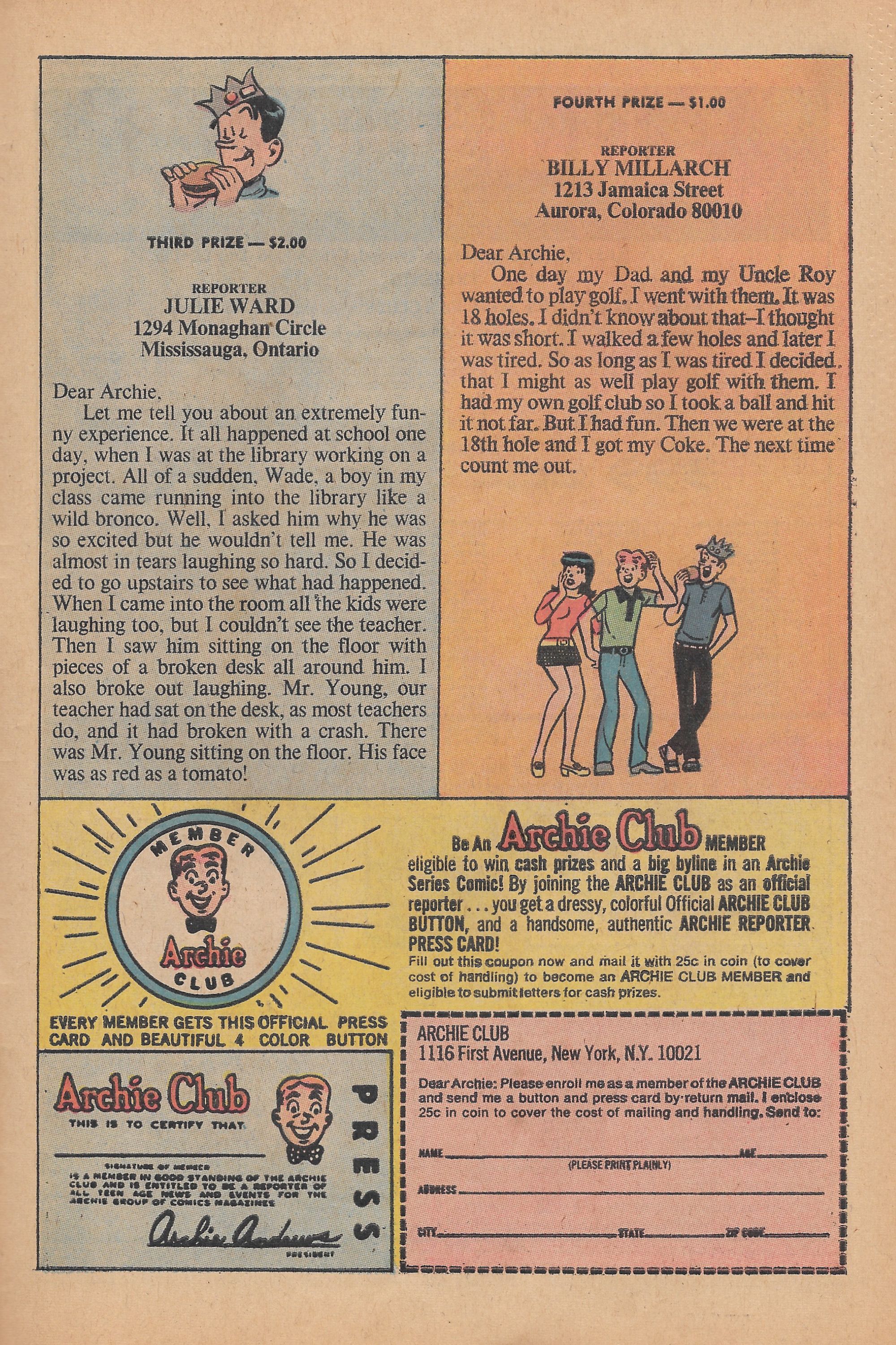 Read online Jughead's Jokes comic -  Issue #25 - 43